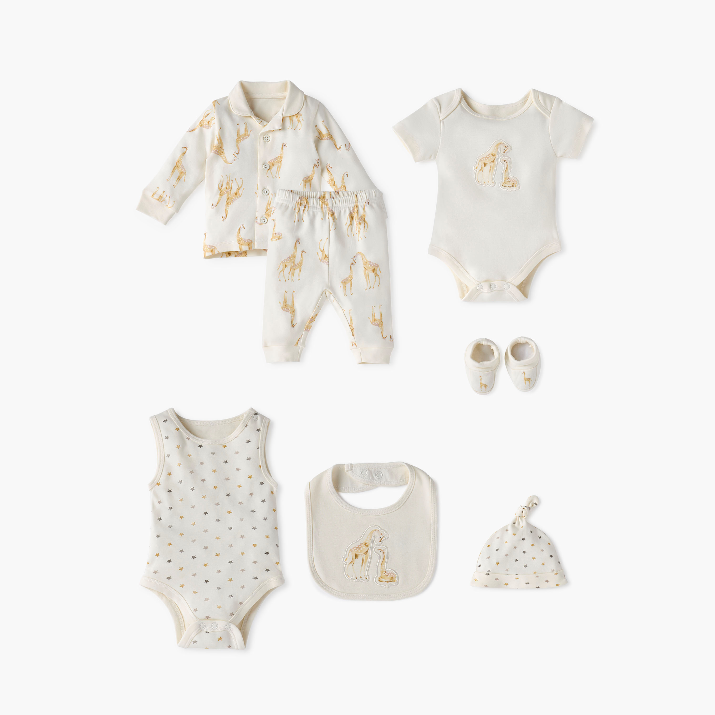 طقم ملابس بطبعات 8 قطع من جونيورز-baby-girls-clothing-setsandcoords-image-1