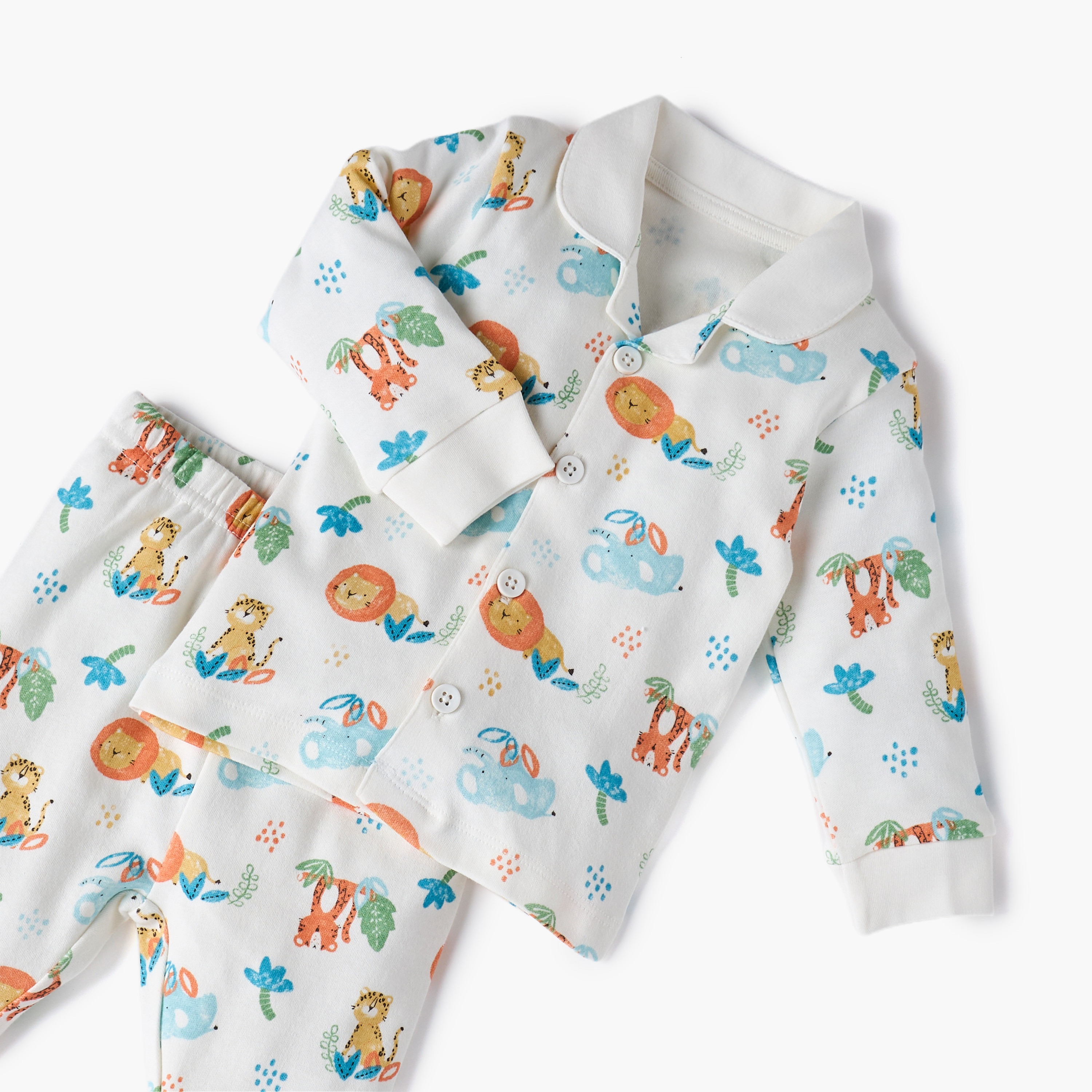 طقم هدايا ملابس بطبعات من جونيورز - 8 قطع-baby-girls-clothing-setsandcoords-image-10
