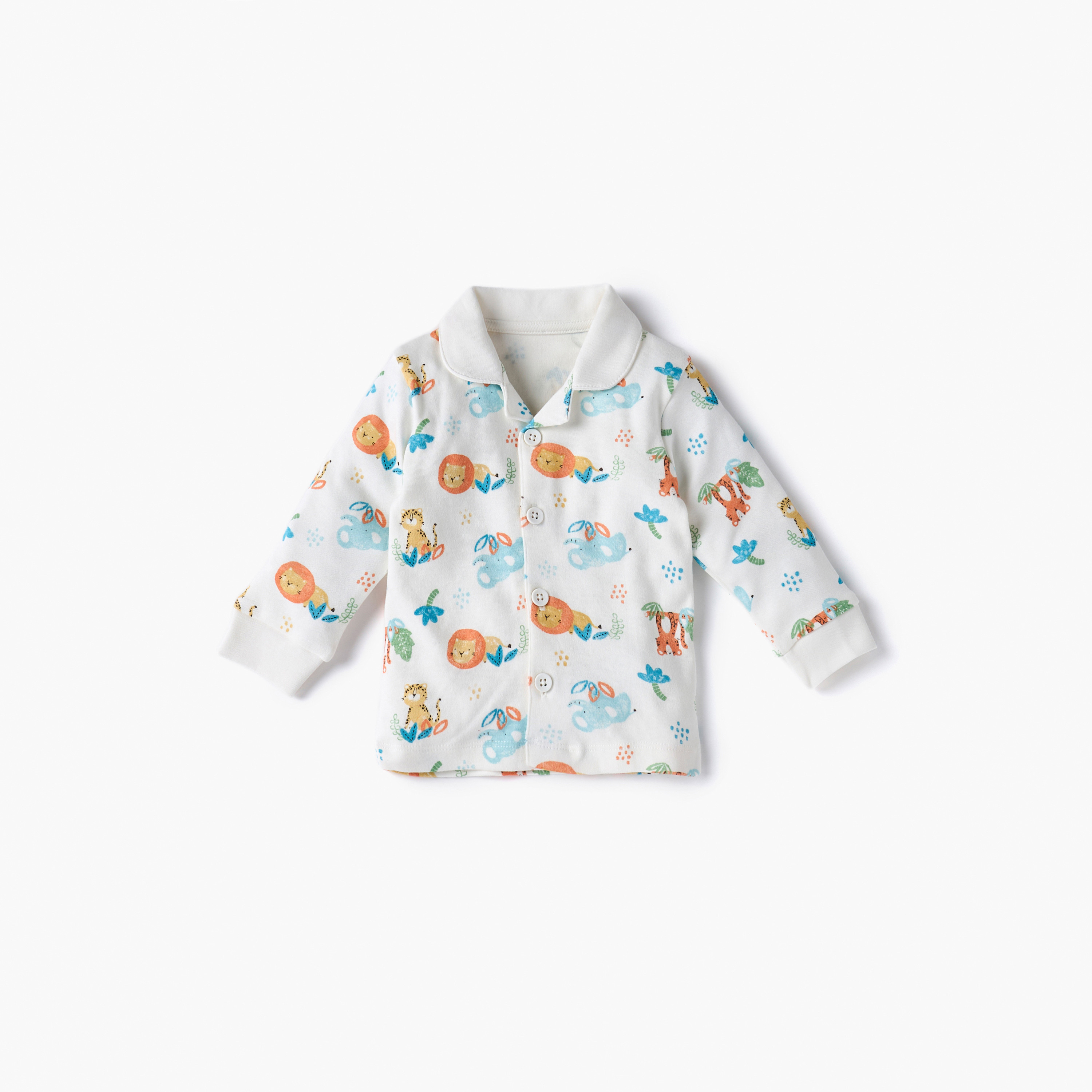 طقم هدايا ملابس بطبعات من جونيورز - 8 قطع-baby-girls-clothing-setsandcoords-image-13