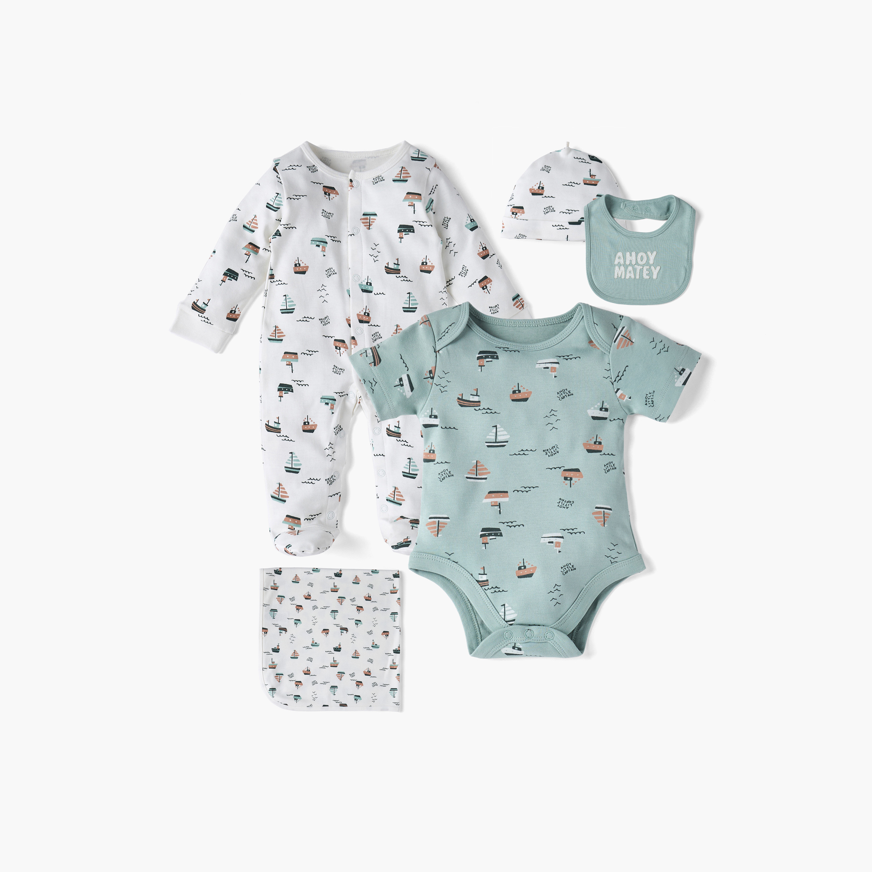 طقم هدايا ملابس بطبعات بحرية 5 قطع من جونيورز-baby-boys-clothing-setsandcoords-image-10