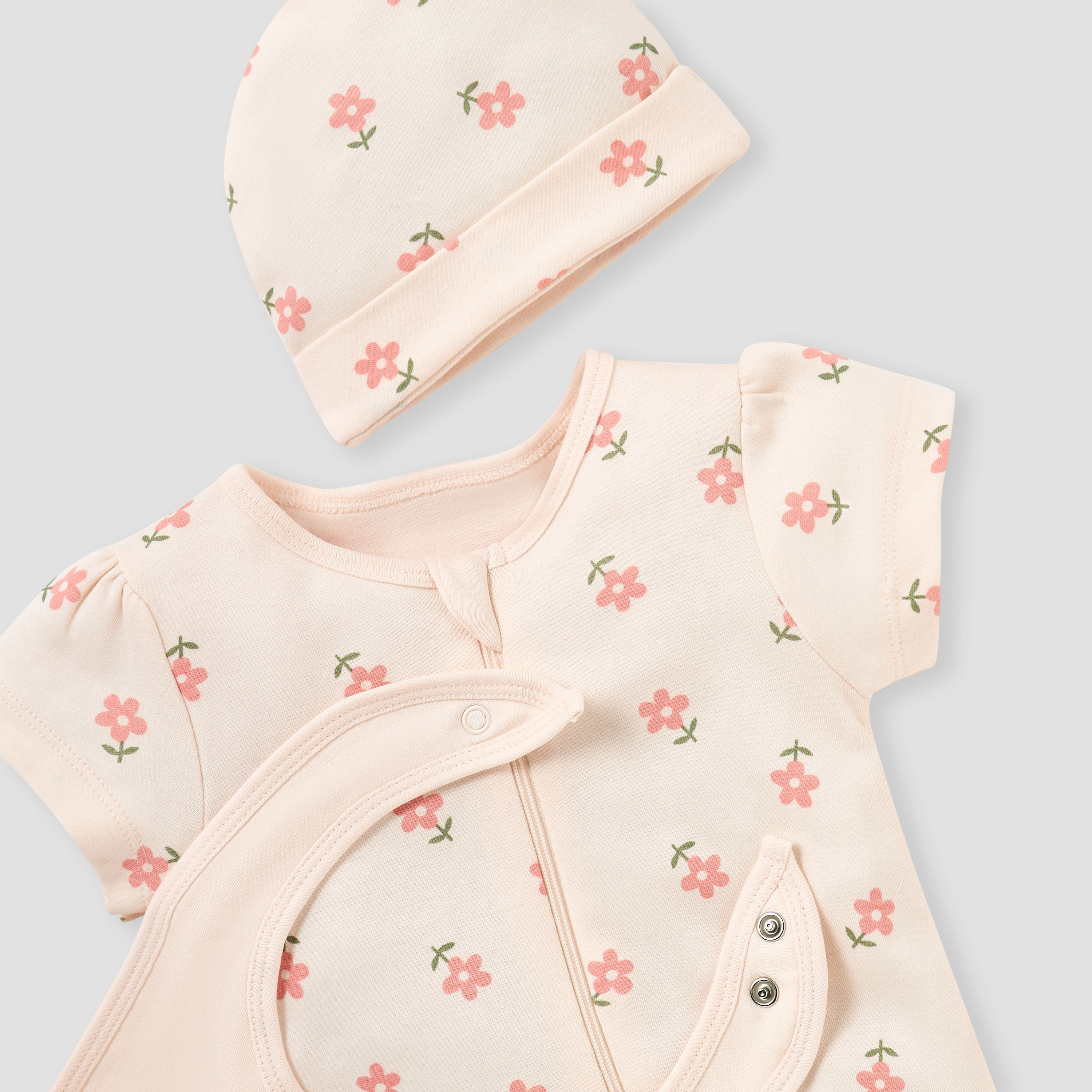 طقم هدايا ملابس 3 قطع بطبعات زهور من جونيورز-baby-girls-clothing-setsandcoords-image-6