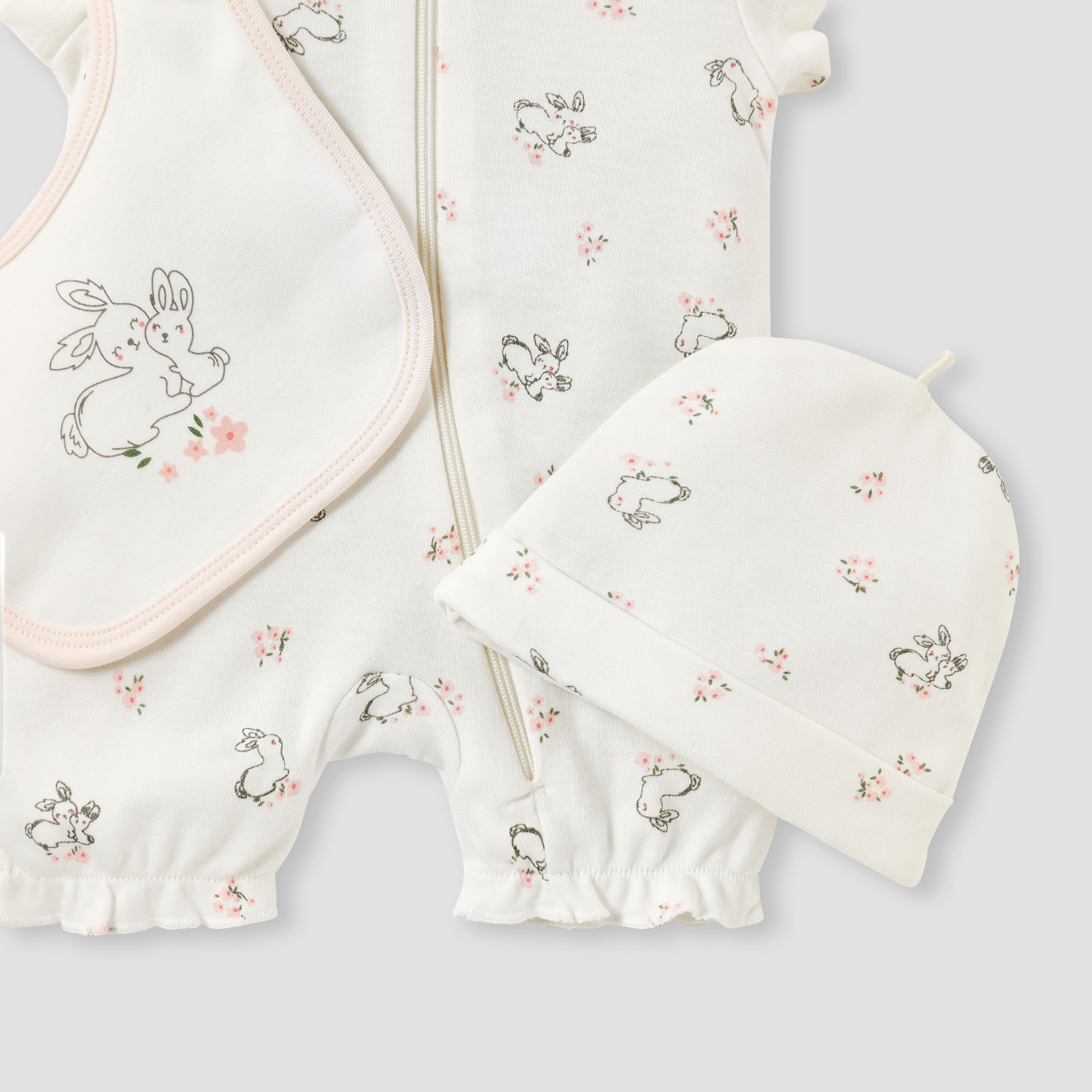 Juniors Bunny Print 3-Piece Gift Set-baby-girls-clothing-setsandcoords-image-6