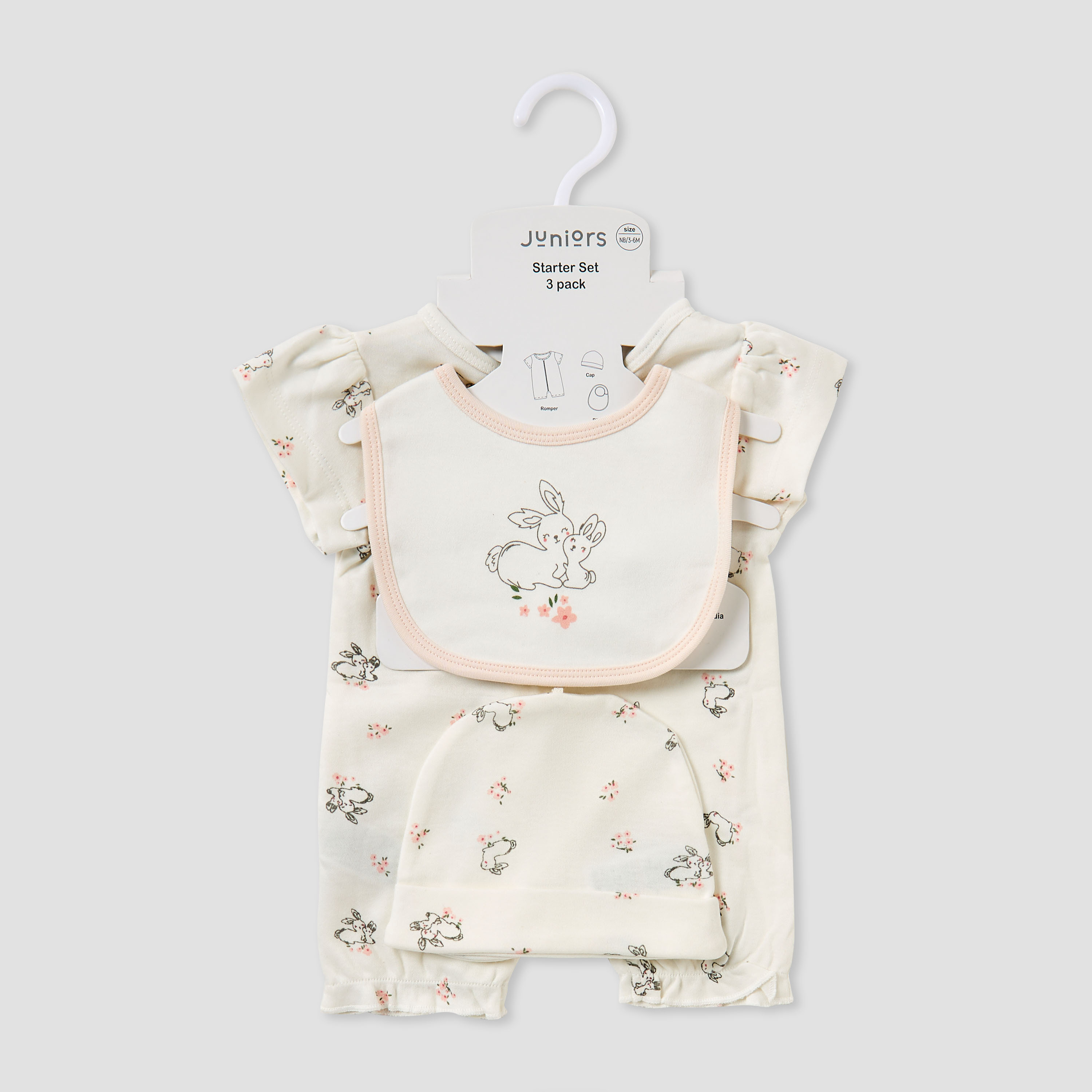 Juniors Bunny Print 3-Piece Gift Set-baby-girls-clothing-setsandcoords-image-7