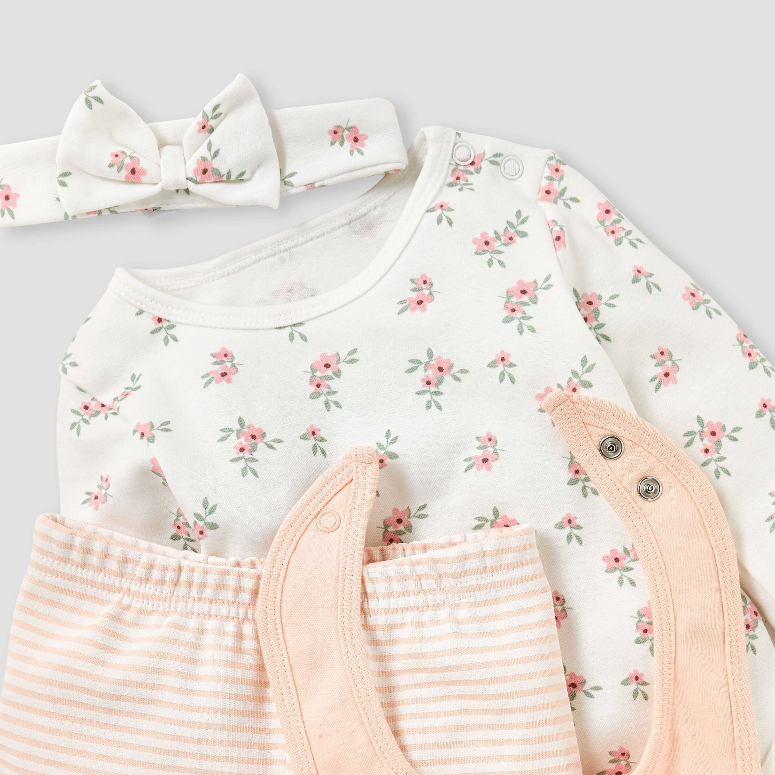 Juniors 4-Piece Floral Print Clothing Set-baby-girls-clothing-setsandcoords-image-6