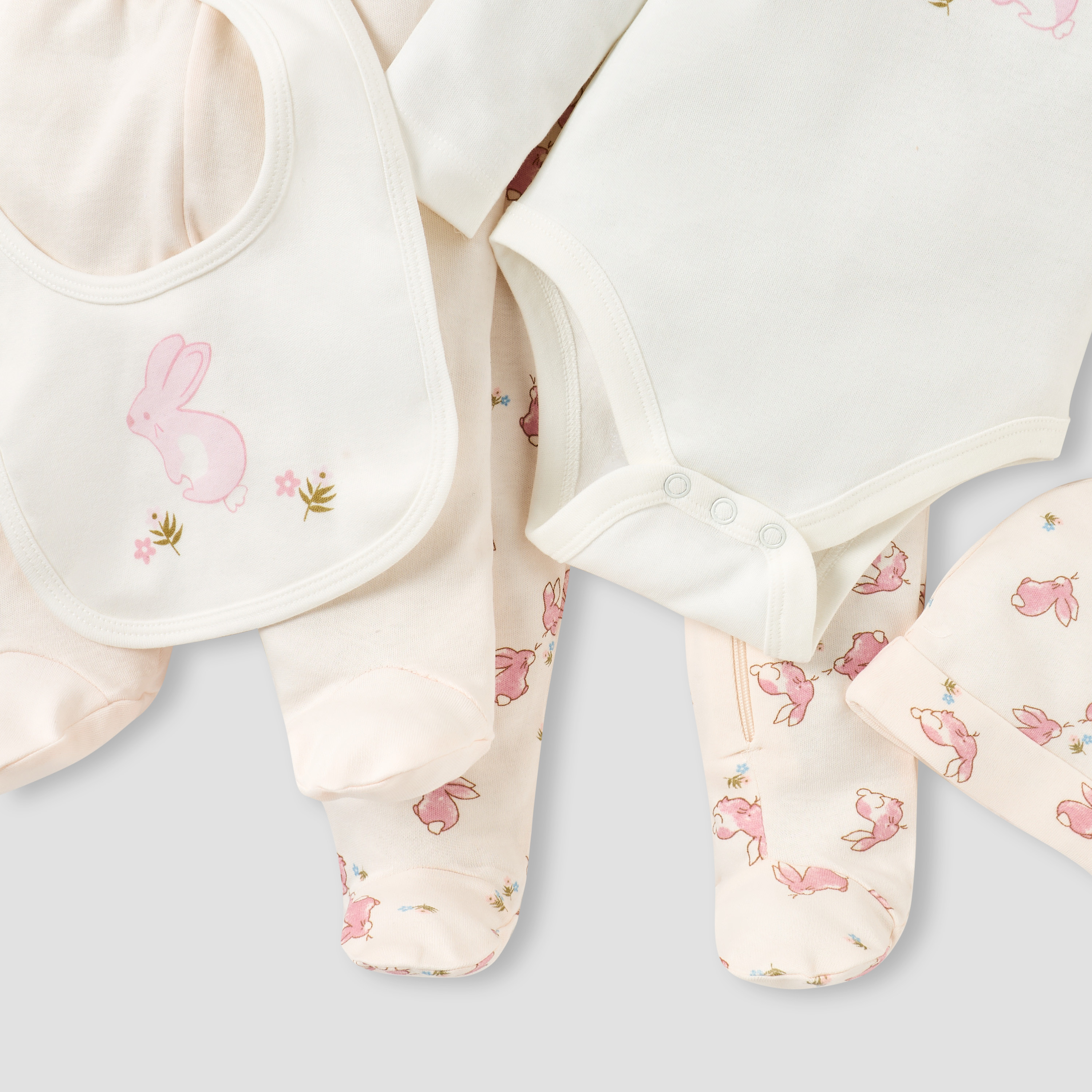 Juniors 5-Piece Bunny Print Clothing Set-baby-girls-clothing-setsandcoords-image-8