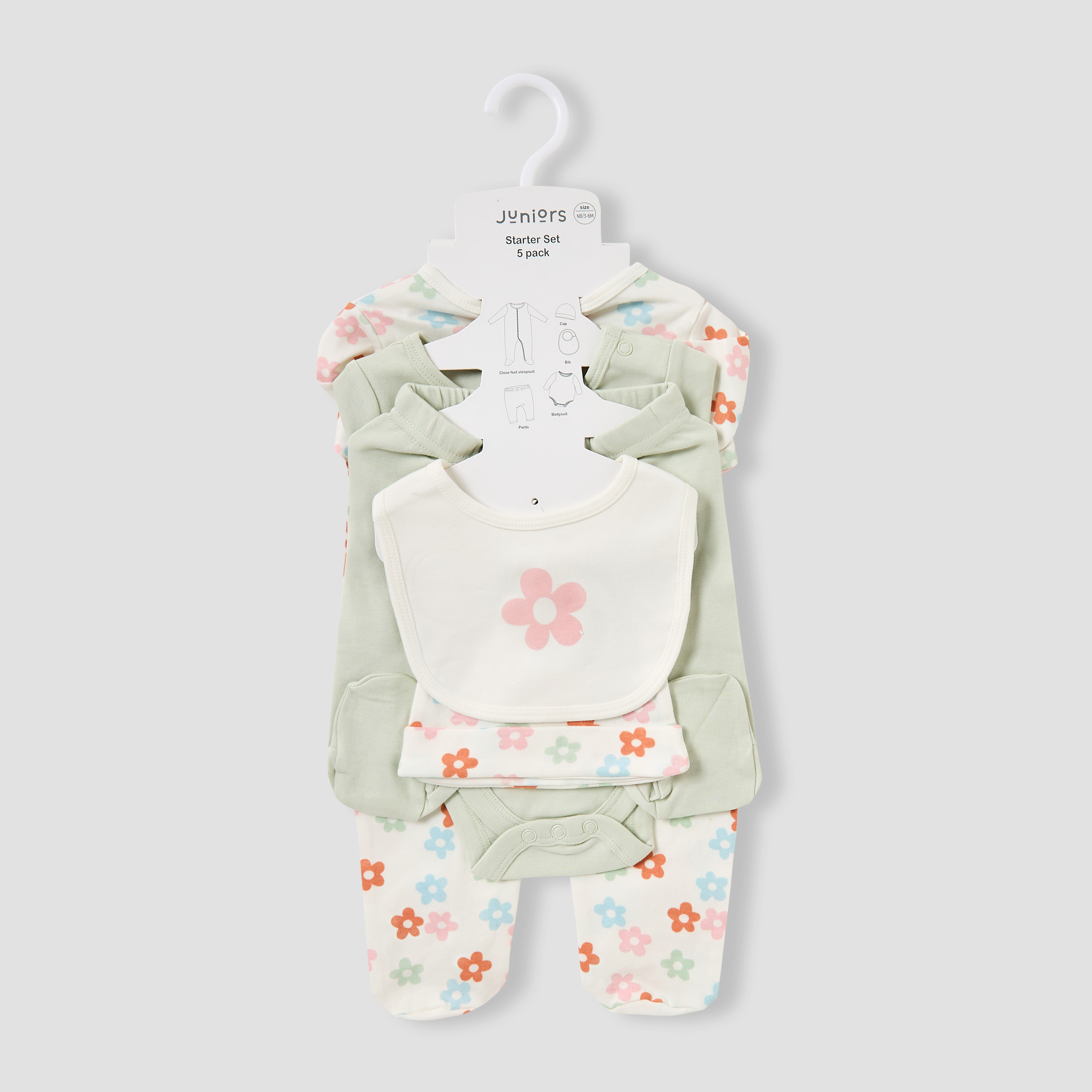 Juniors 5-Piece Floral Print Clothing Set-baby-girls-clothing-setsandcoords-image-9