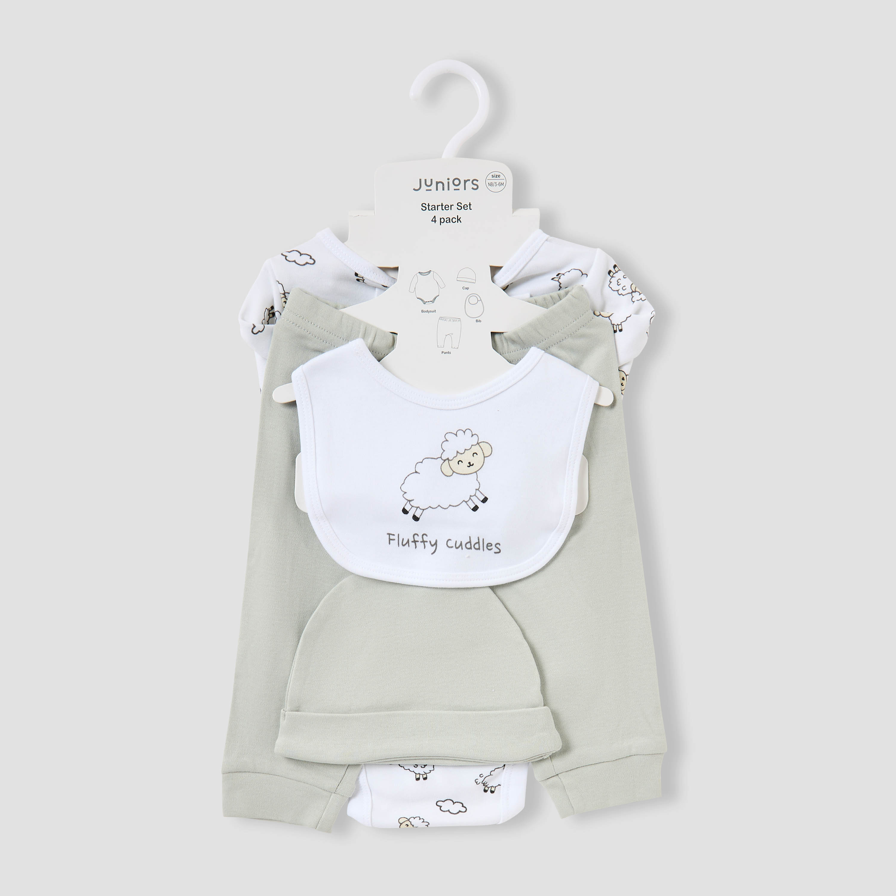 Juniors 4-Piece Sheep Print Clothing Set-baby-girls-clothing-setsandcoords-image-3