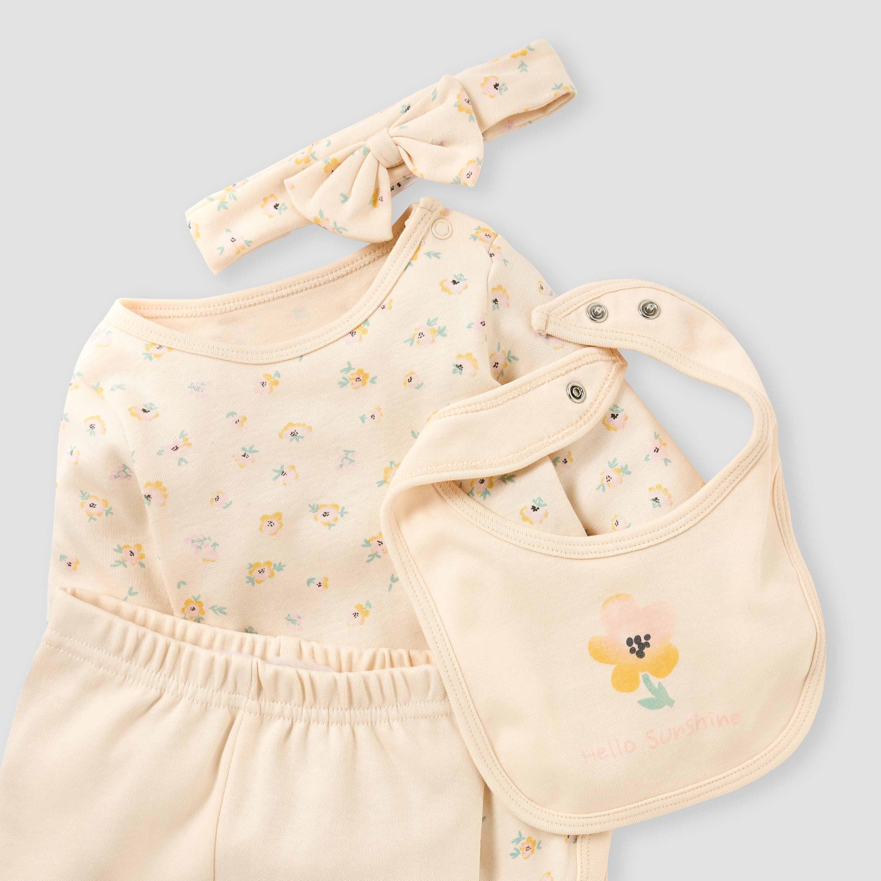طقم ملابس متنوعة 4 قطع من جونيورز-baby-girls-clothing-setsandcoords-image-1