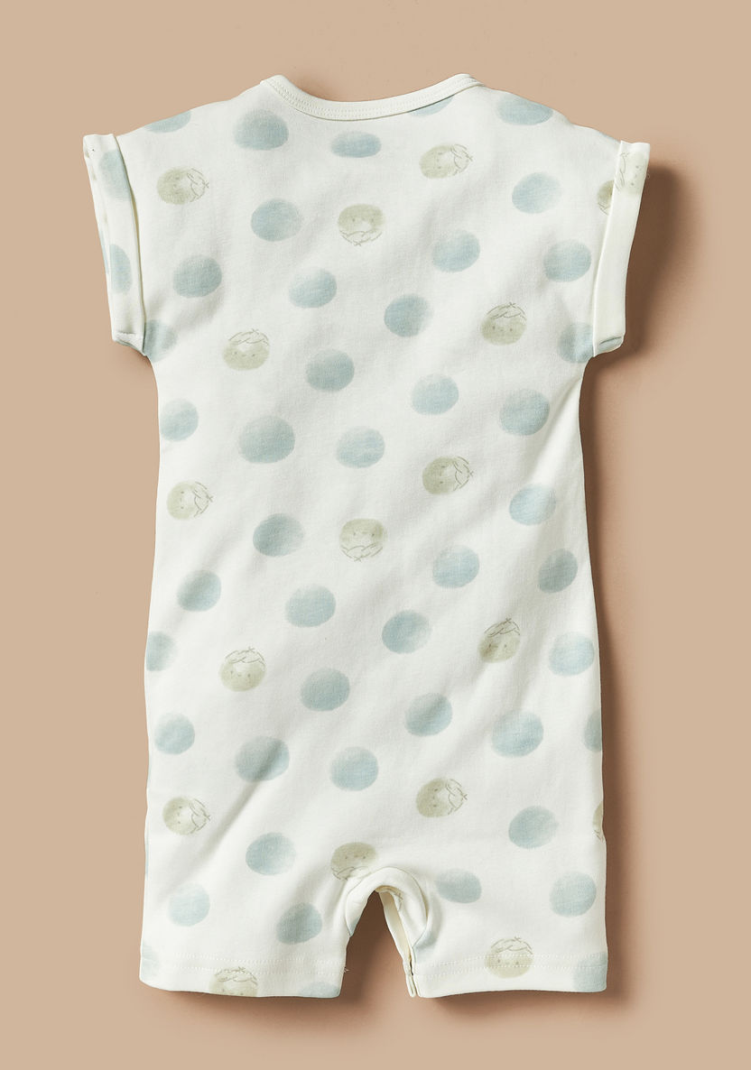 Giggles Printed Short Sleeves Romper with Button Closure-Rompers%2C Dungarees and Jumpsuits-image-3