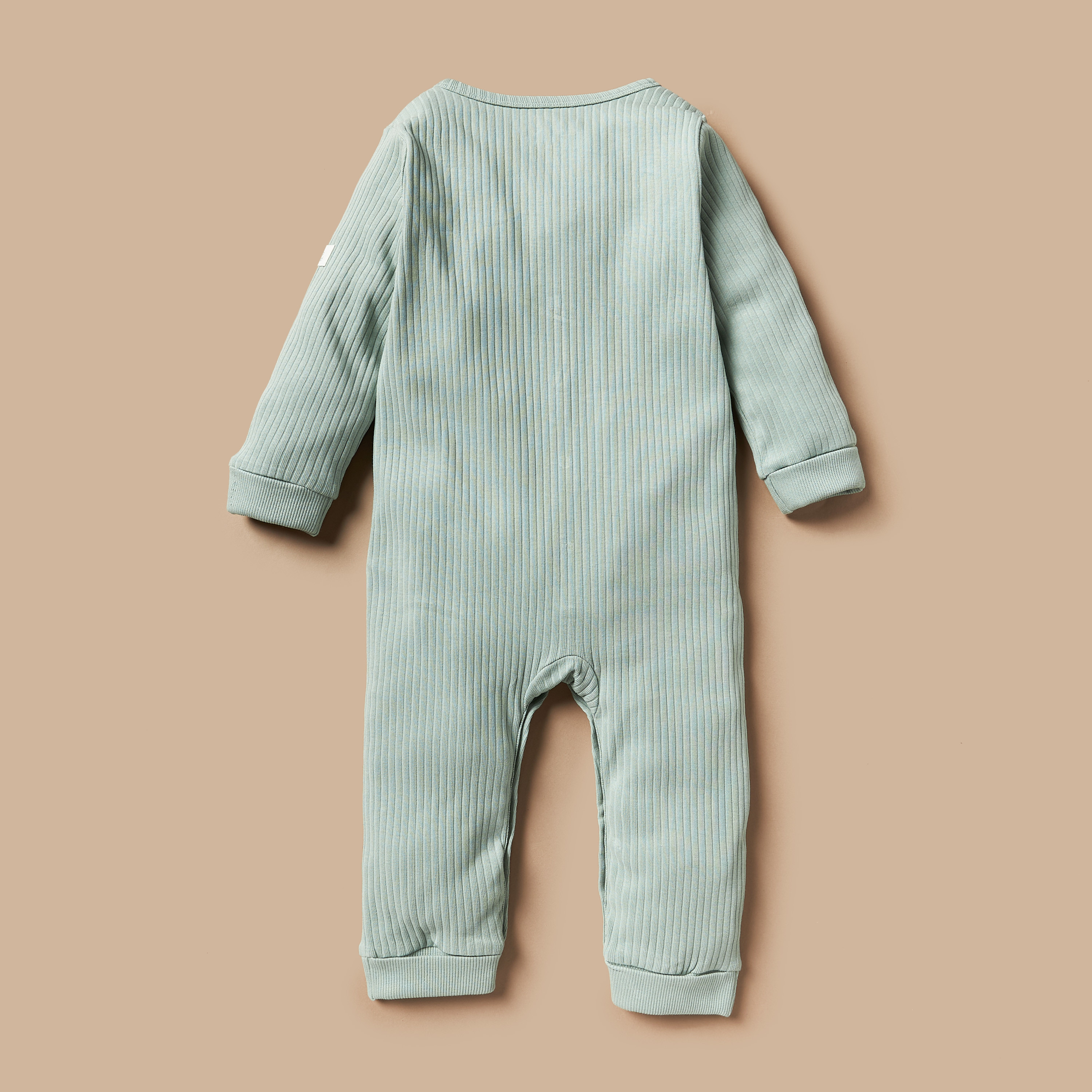 Giggles Textured Long Sleeves Sleepsuit with Button Closure-baby-boys-clothing-nightwear-sleepsuits-image-4