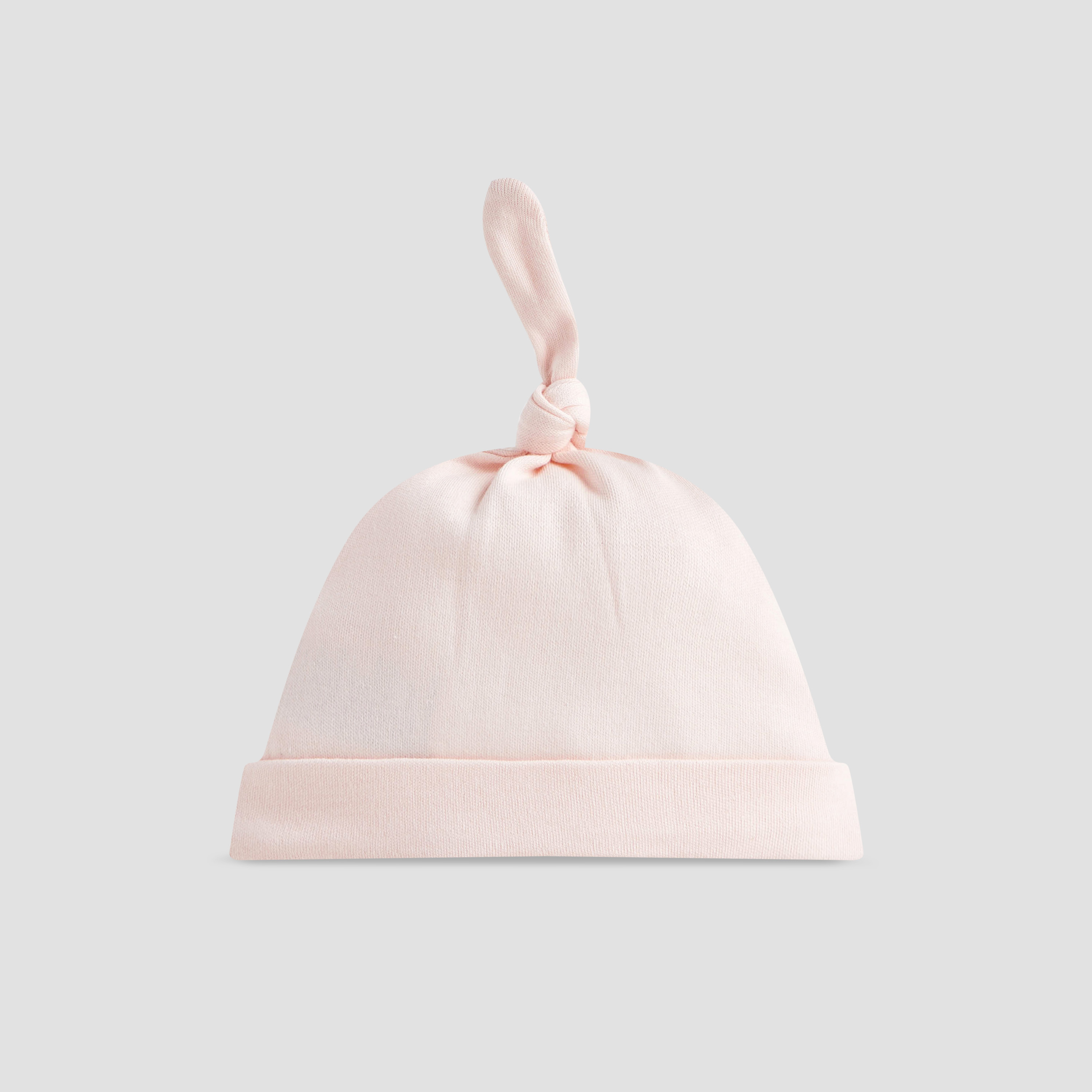 Juniors Girls Cap with Knot Detail - Cotton - Set of 5-baby-girls-accessories-caps-image-8