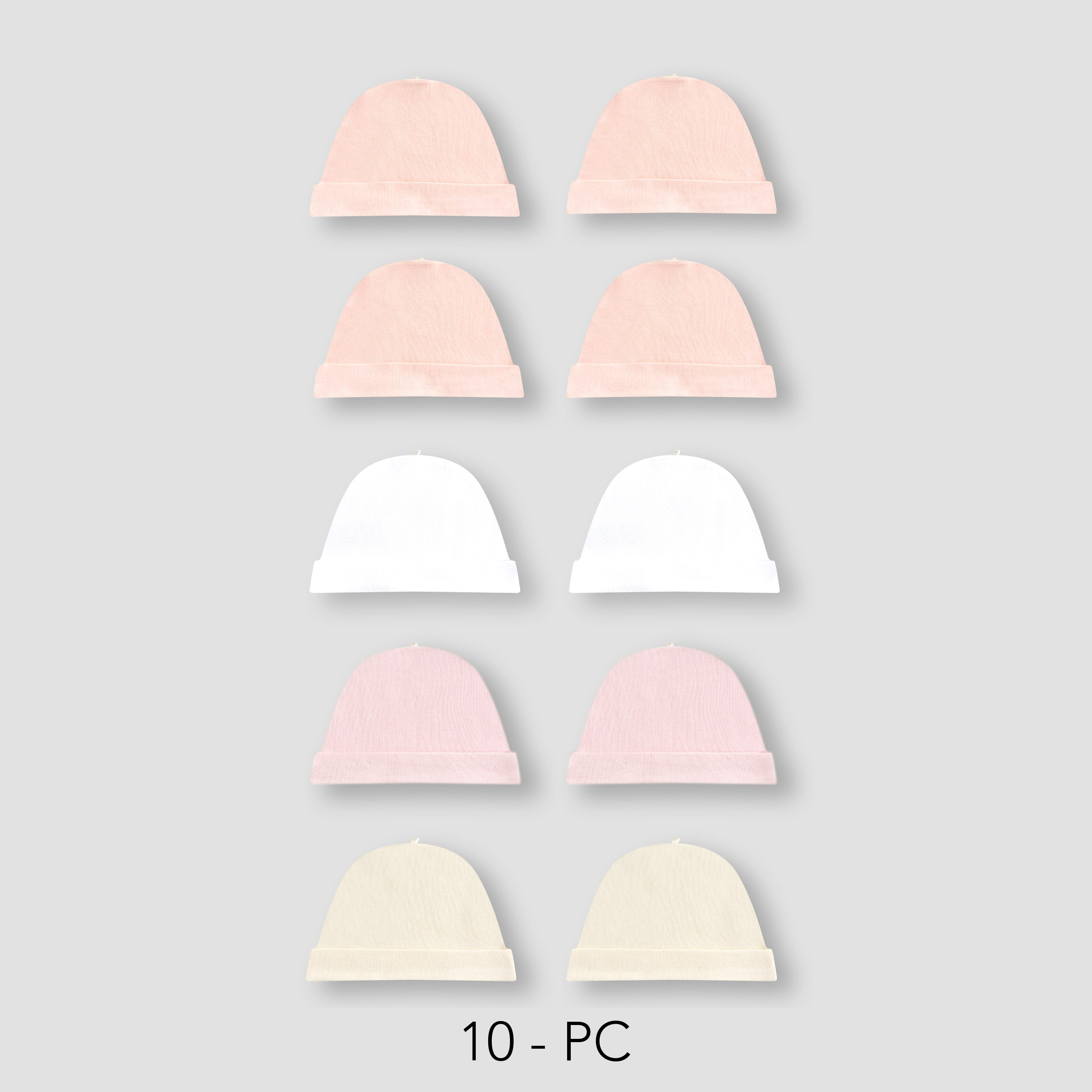 Juniors Beanie with Cotton Fabric - Set of 10-baby-boys-accessories-caps-image-1