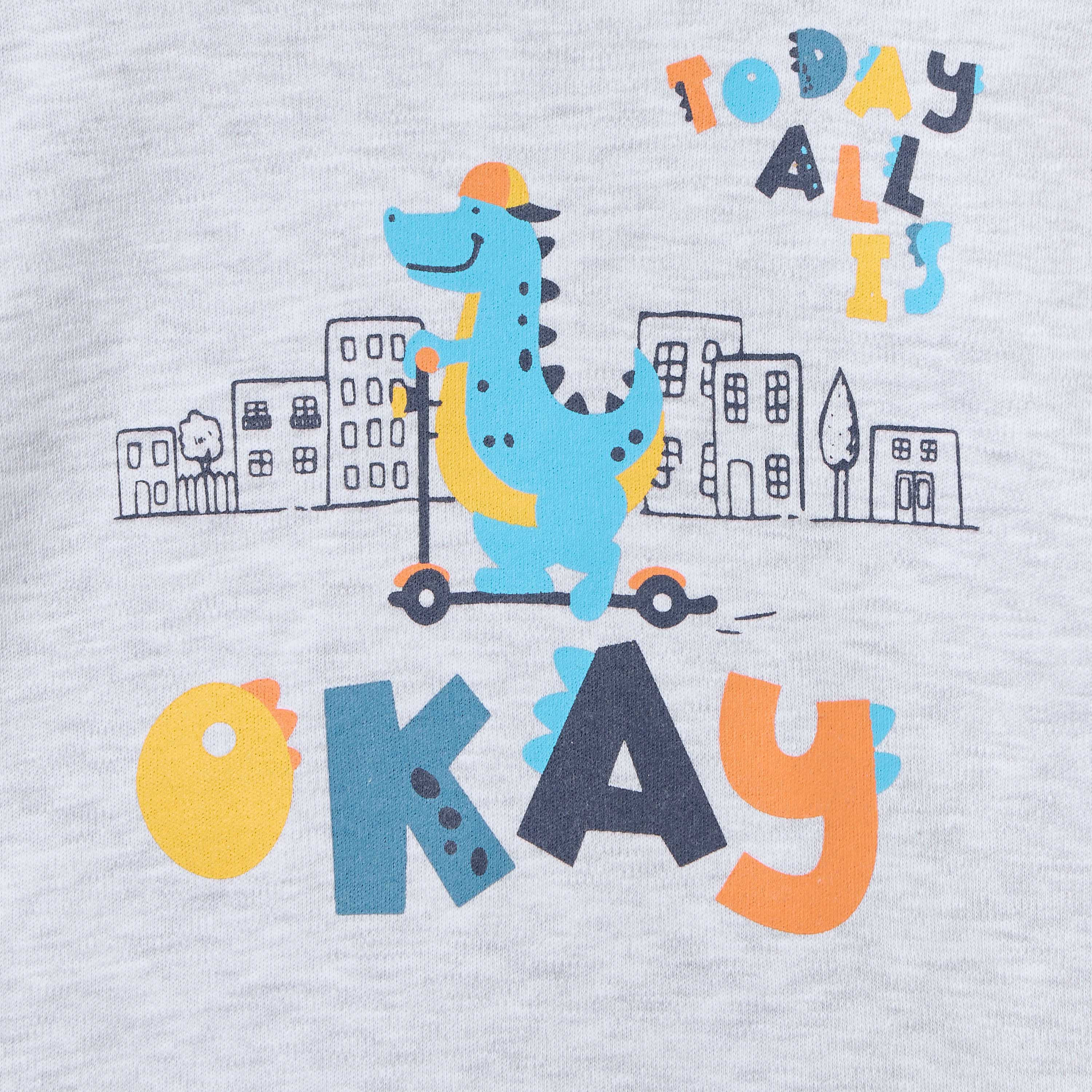 Juniors Dinosaur Print T-shirt and Shorts Set-baby-boys-clothing-setsandcoords-image-5