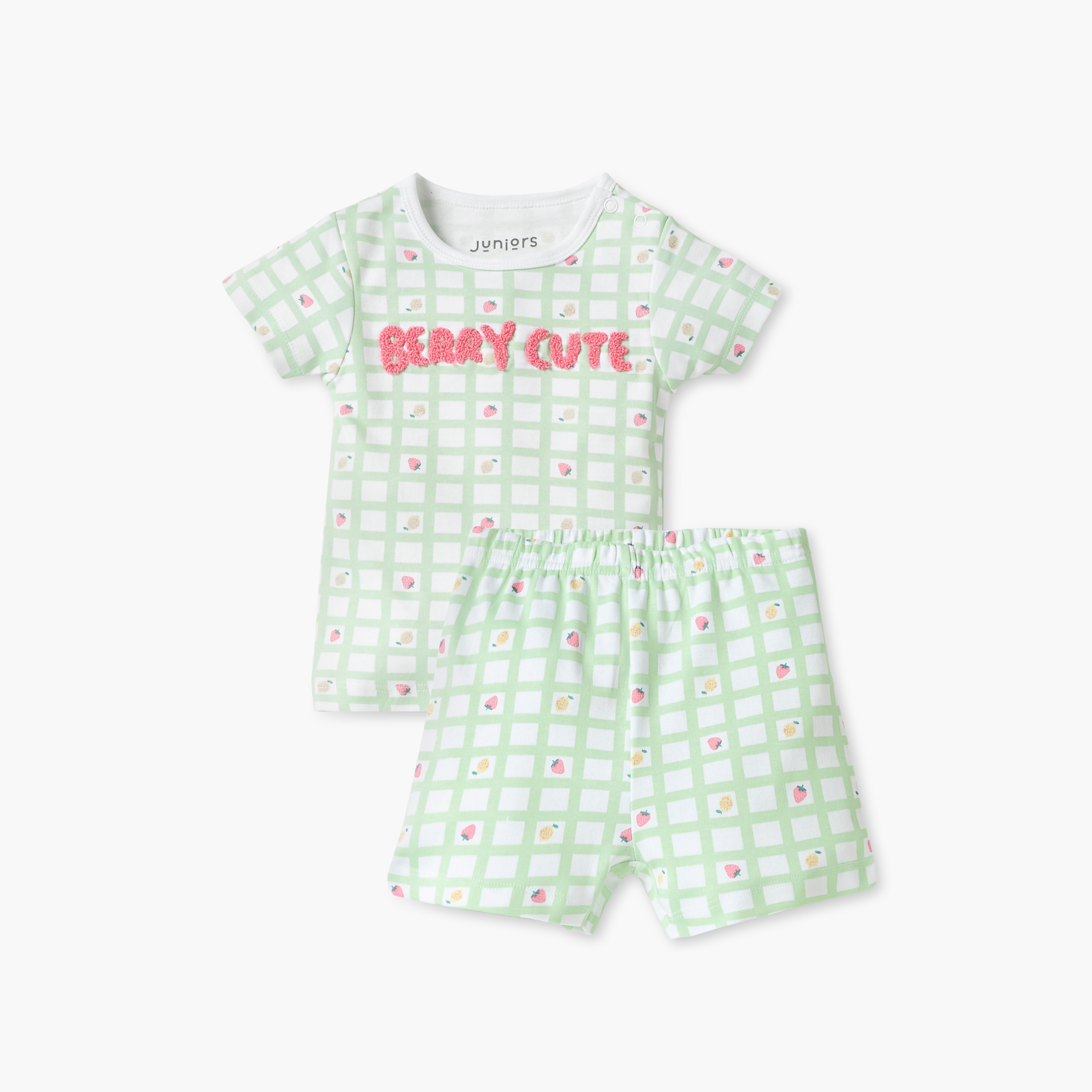 طقم بنطلون بيجاما وتيشيرت بطبعات أناناس من جونيورز-baby-boys-clothing-nightwear-pyjamasets-image-1