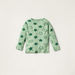 Juniors Star Print Long Sleeve T-shirt and Pyjama Set-Pyjama Sets-thumbnail-3