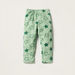 Juniors Star Print Long Sleeve T-shirt and Pyjama Set-Pyjama Sets-thumbnail-4