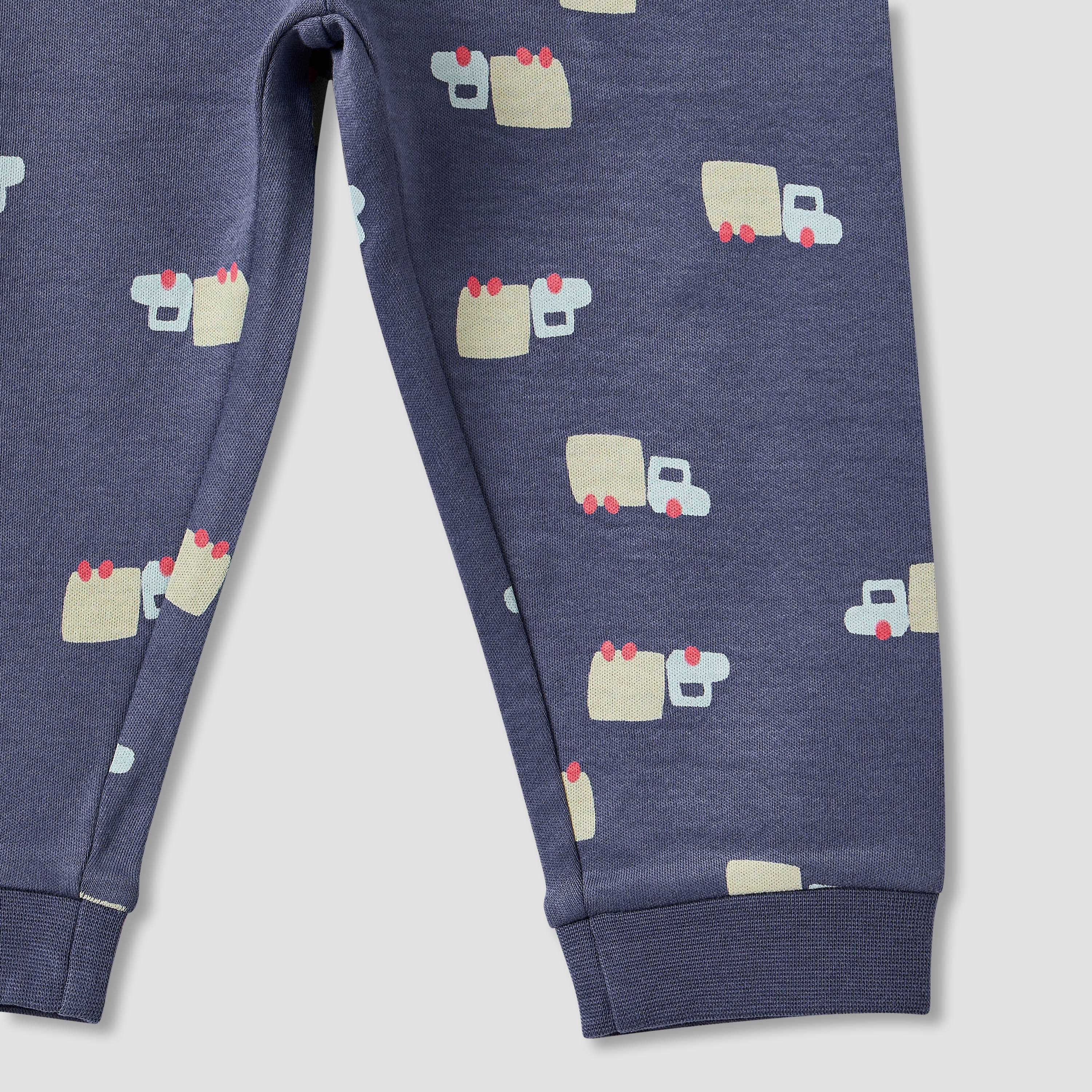Juniors Vehicle Print T-shirt and Pyjamas - Set of 2-baby-boys-clothing-nightwear-pyjamasets-image-10