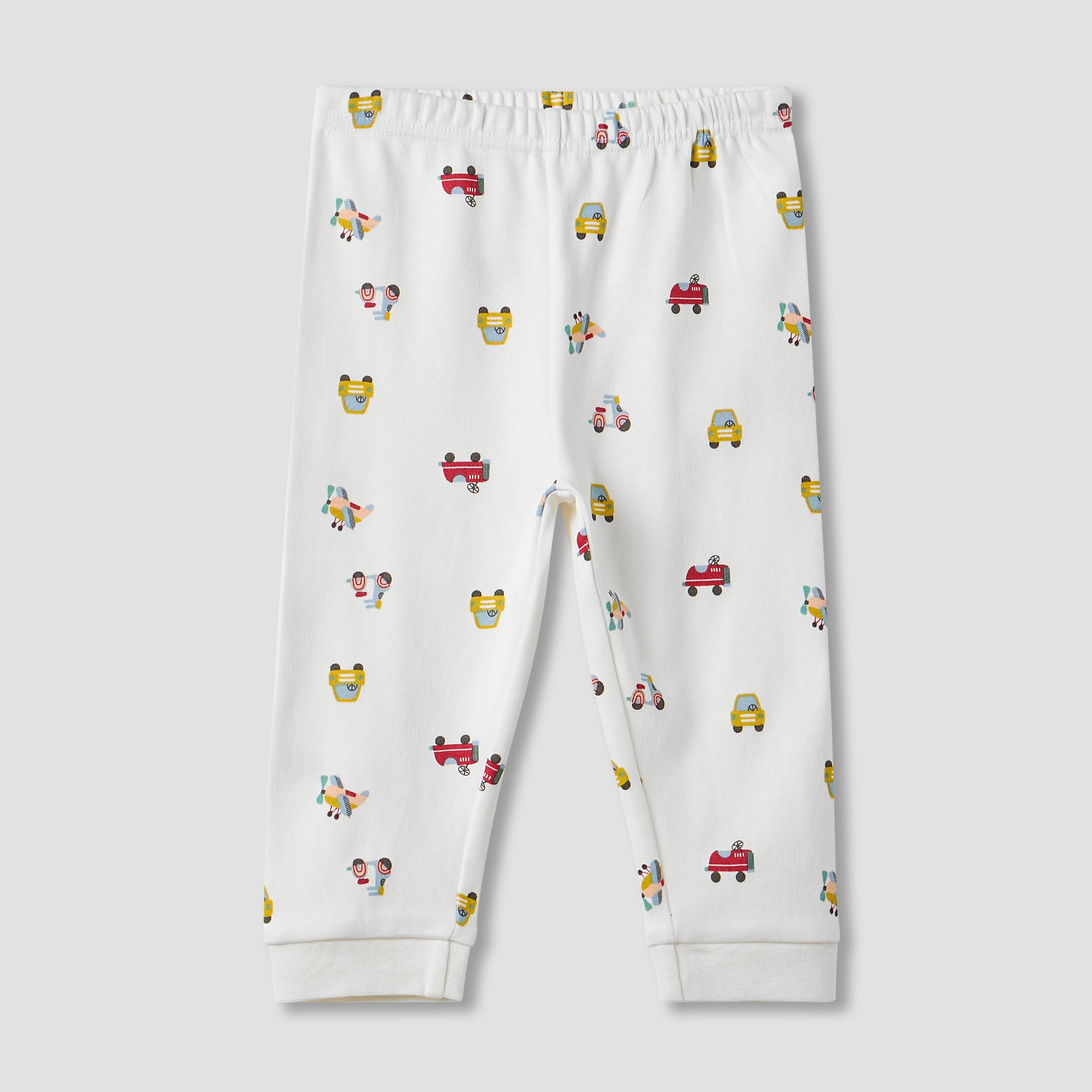 Juniors Vehicle Print T-shirt and Pyjamas - Set of 2-baby-boys-clothing-nightwear-pyjamasets-image-4