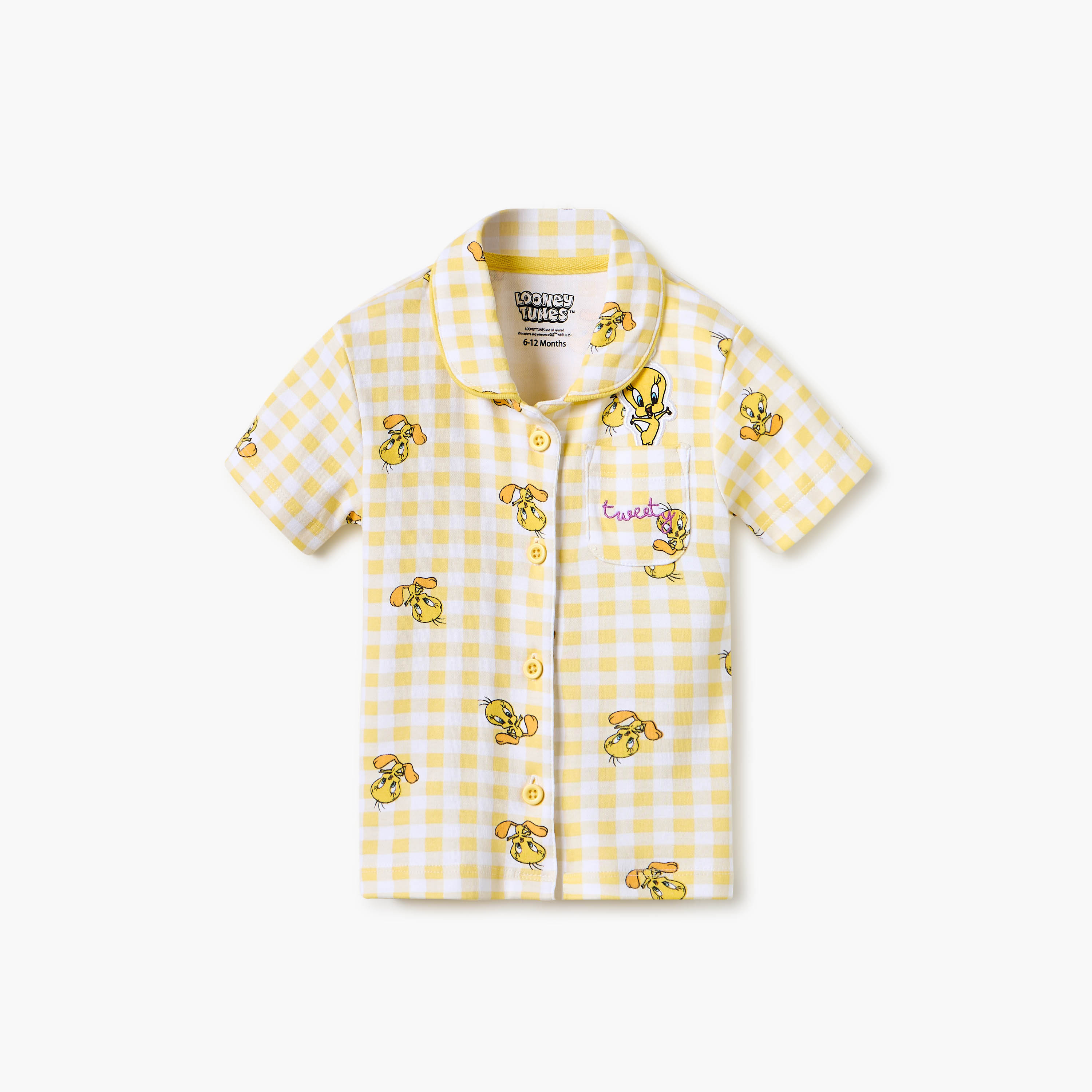 طقم تيشيرت وشورت بطبعات تويتي من ديزني-baby-boys-clothing-setsandcoords-image-2