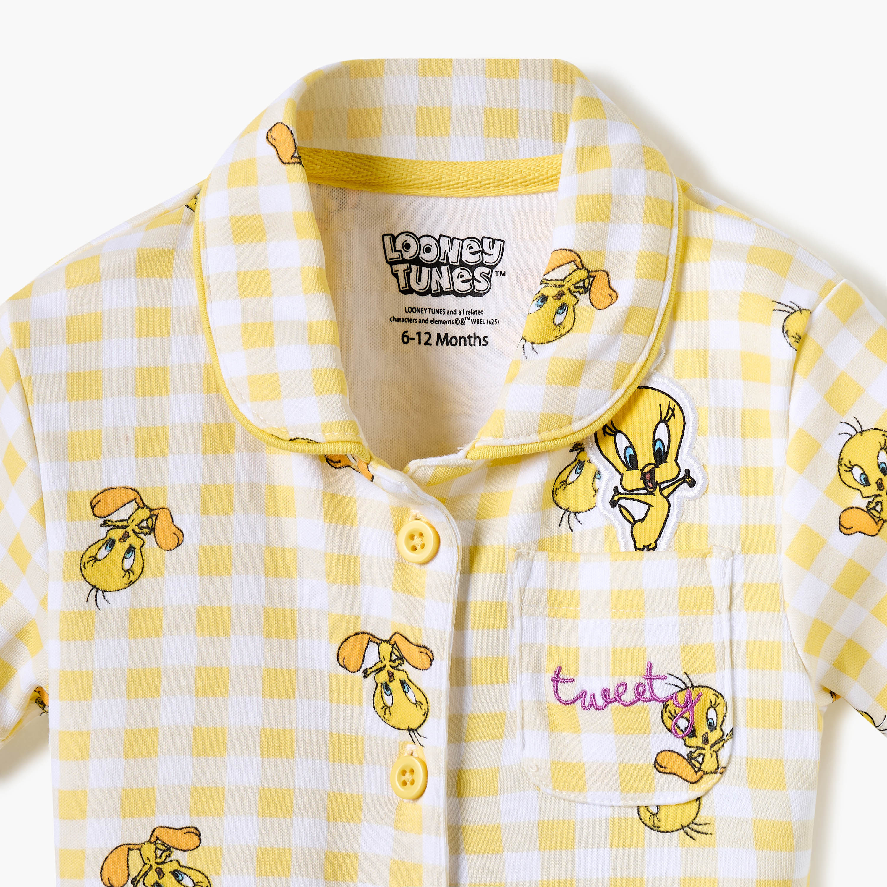طقم تيشيرت وشورت بطبعات تويتي من ديزني-baby-boys-clothing-setsandcoords-image-4