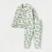Disney Snoopy All-Over Print Long Sleeves Shirt and Elasticated Pyjama Set-Pyjama Sets-thumbnail-0