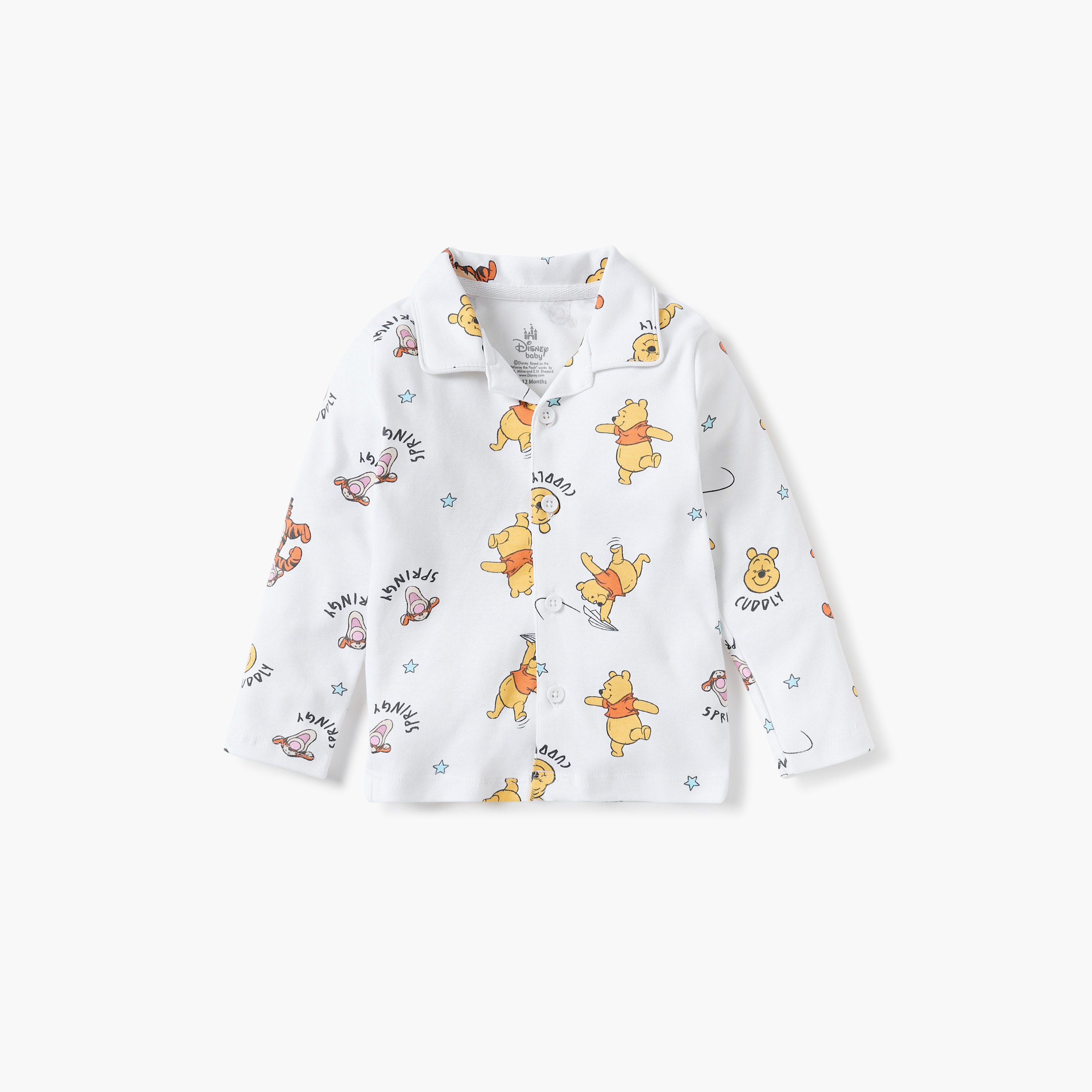 طقم بنطلون بيجاما وقميص بطبعات ويني ذا بوه من ديزني-baby-boys-clothing-nightwear-pyjamasets-image-2