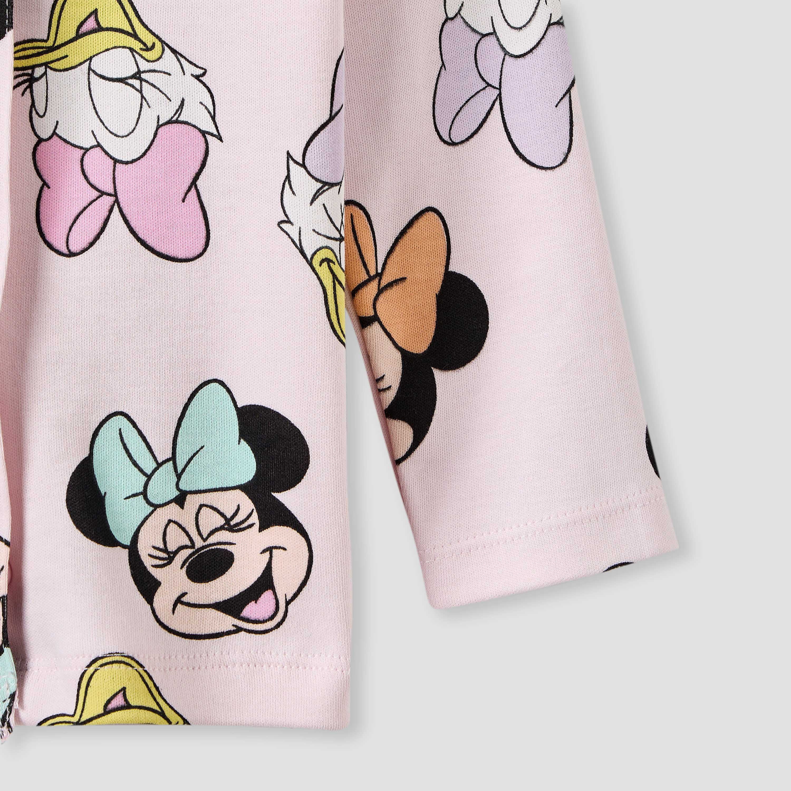 Disney Minnie Mouse and Daisy Duck Print Shirt and Pyjama Set-baby-girls-clothing-nightwear-pyjamasets-image-6