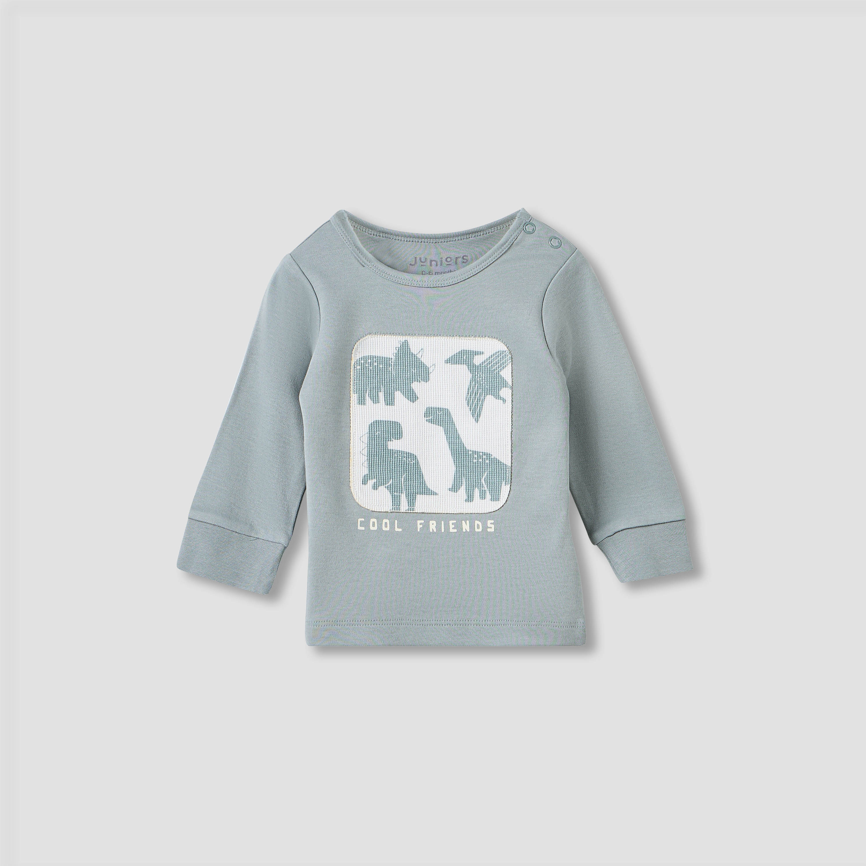 Juniors Dinosaur Print T-shirt and Pyjamas - Set of 2-baby-boys-clothing-nightwear-pyjamasets-image-2