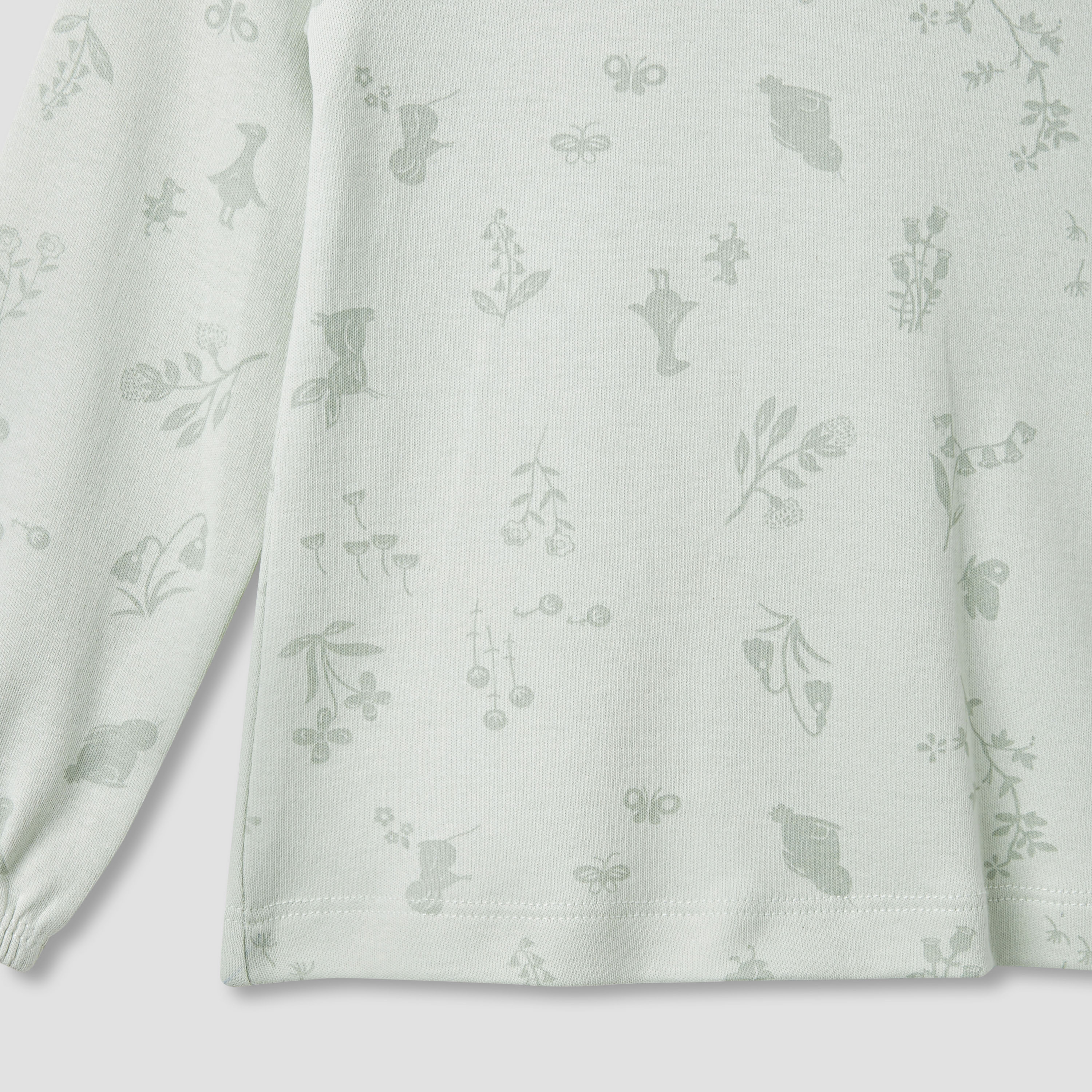 Juniors Floral Print T-shirt and Pyjamas - Set of 3-baby-girls-clothing-nightwear-pyjamasets-image-11