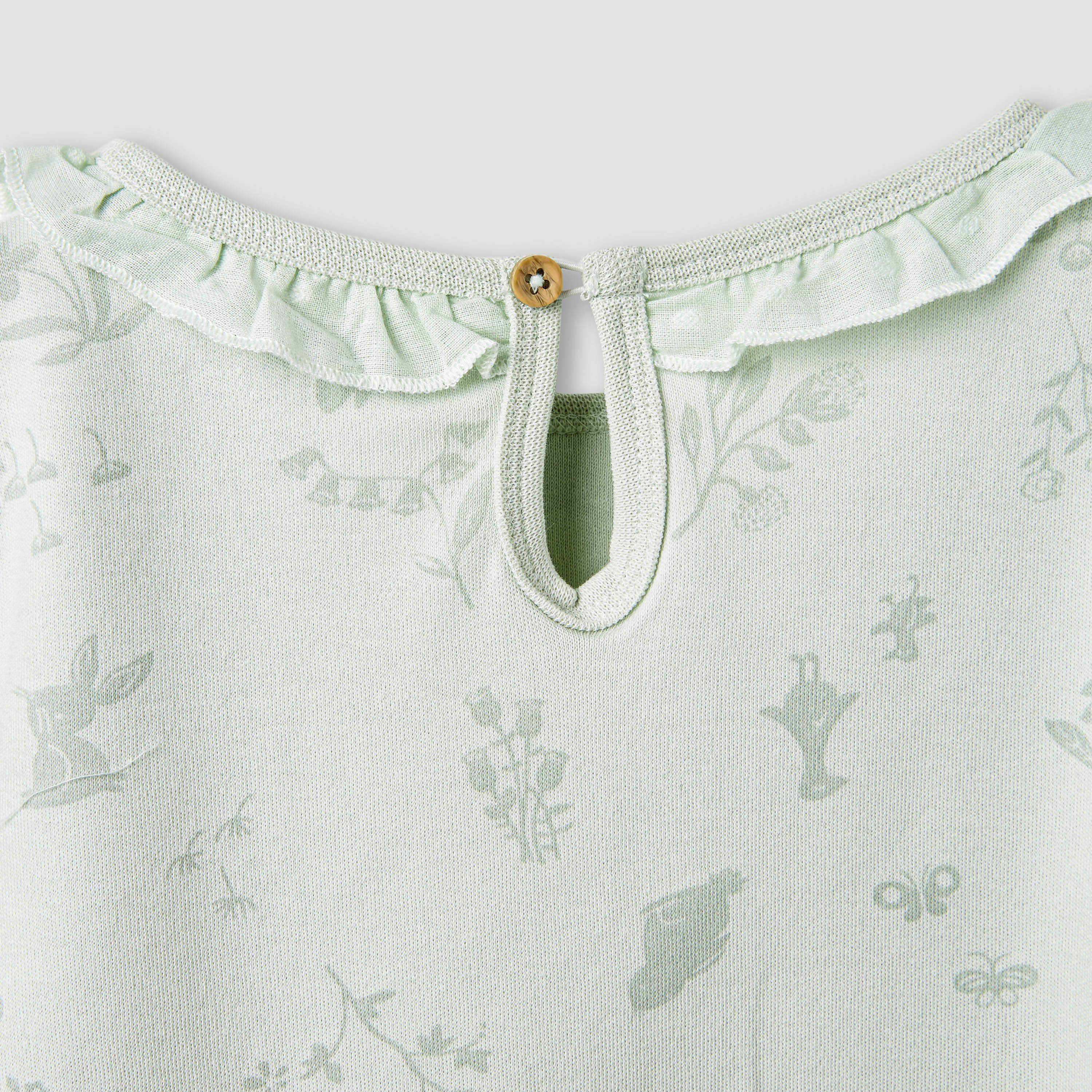 Juniors Floral Print T-shirt and Pyjamas - Set of 3-baby-girls-clothing-nightwear-pyjamasets-image-12