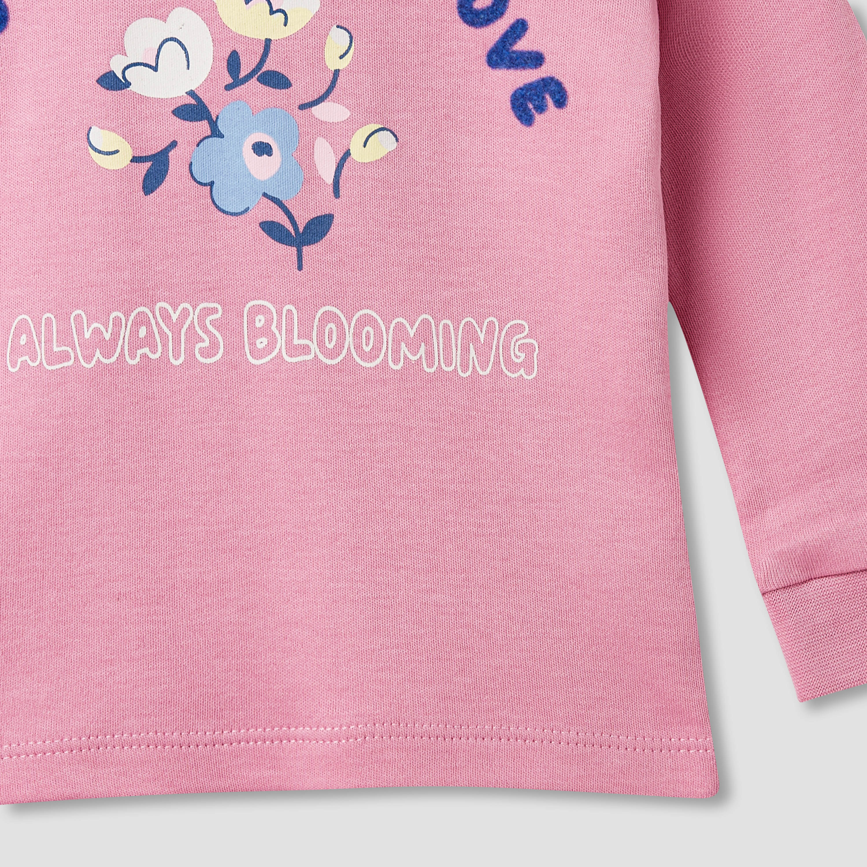 بنطلون بيجاما وتيشيرت بطبعات من جونيورز - طقم من 3 قطع-baby-girls-clothing-nightwear-pyjamasets-image-11