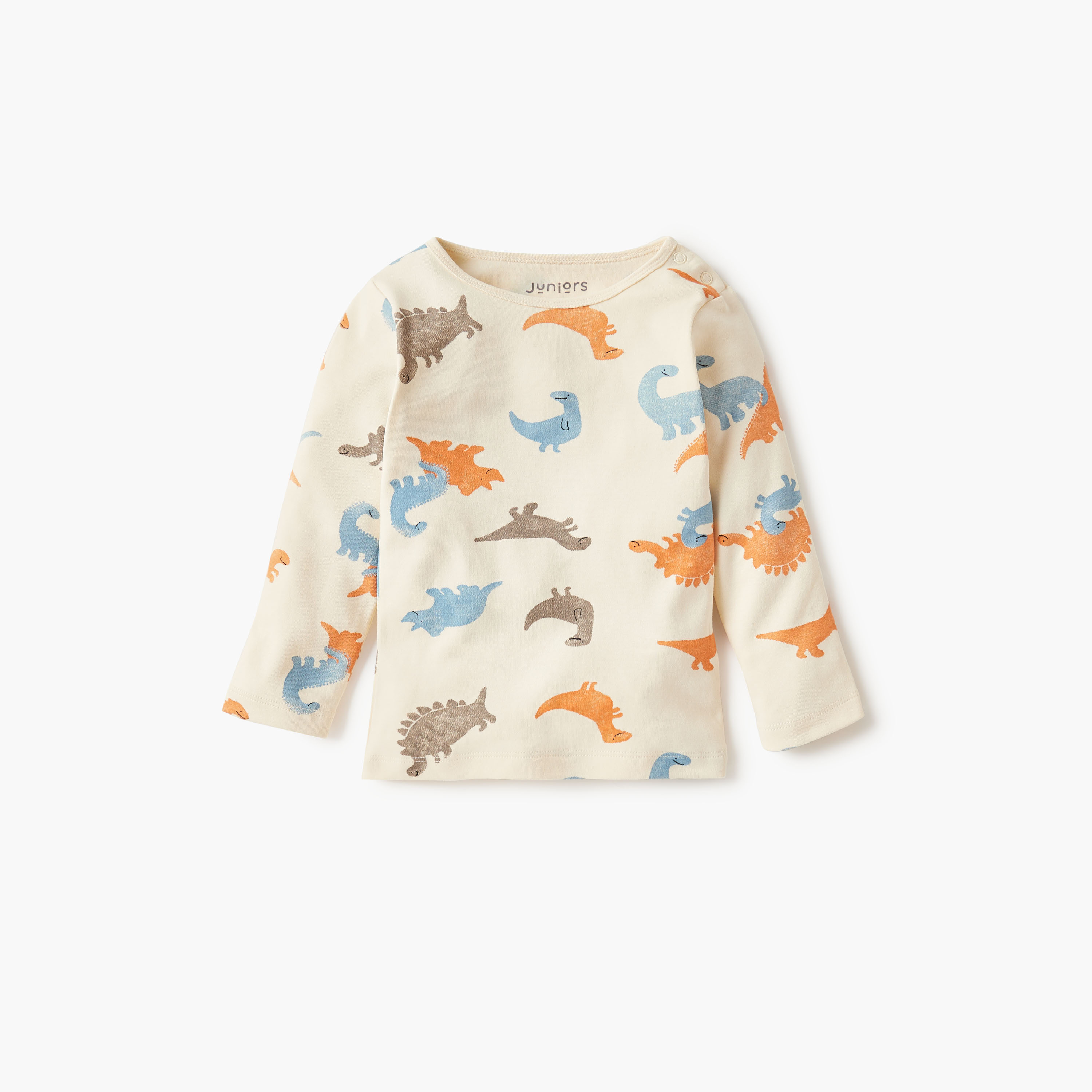 Juniors Dinosaur Print Top and Joggers Set-baby-boys-clothing-setsandcoords-image-3