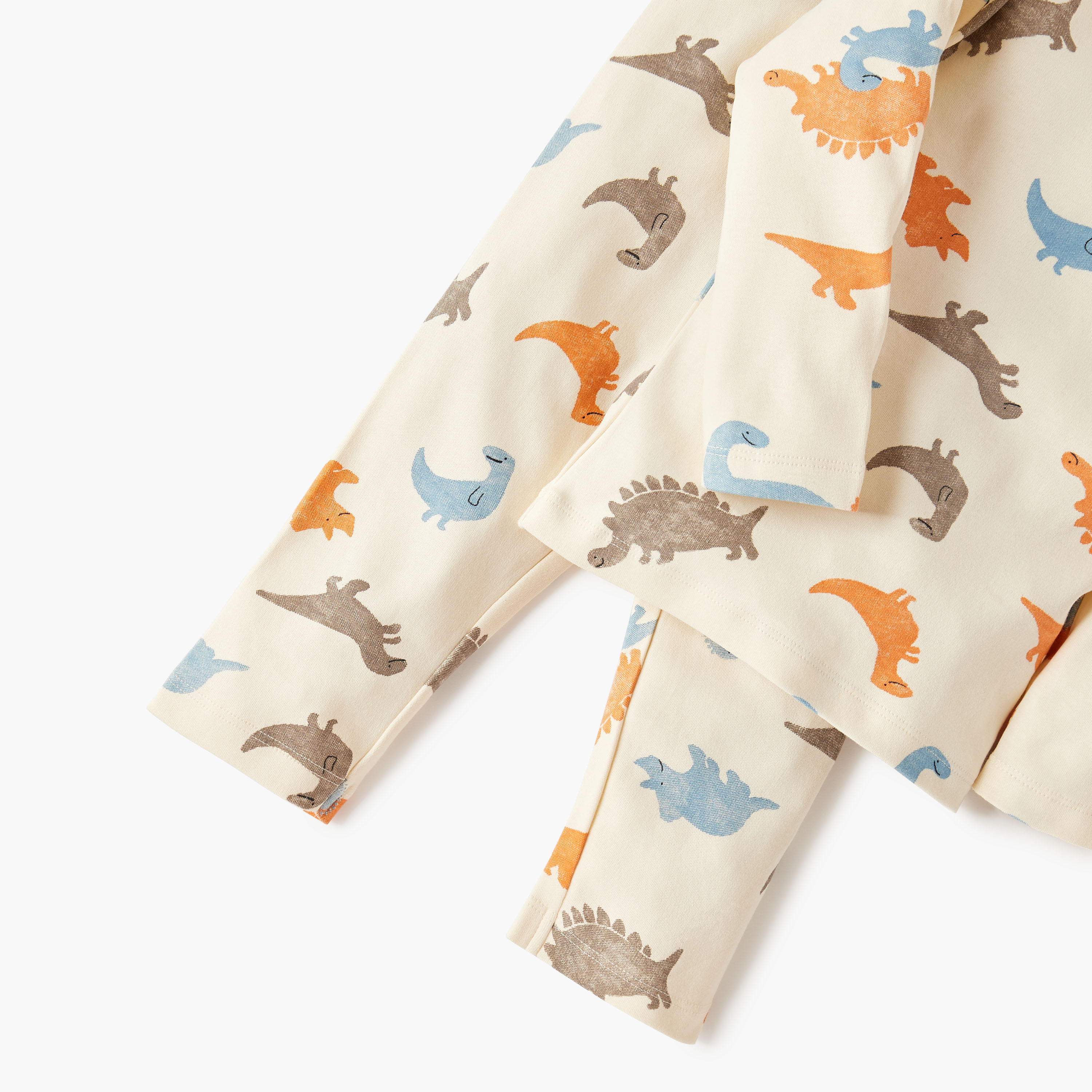 Juniors Dinosaur Print Top and Joggers Set-baby-boys-clothing-setsandcoords-image-6