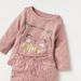 Juniors Cat Print T-shirt and Pyjama Set-Pyjama Sets-thumbnail-3