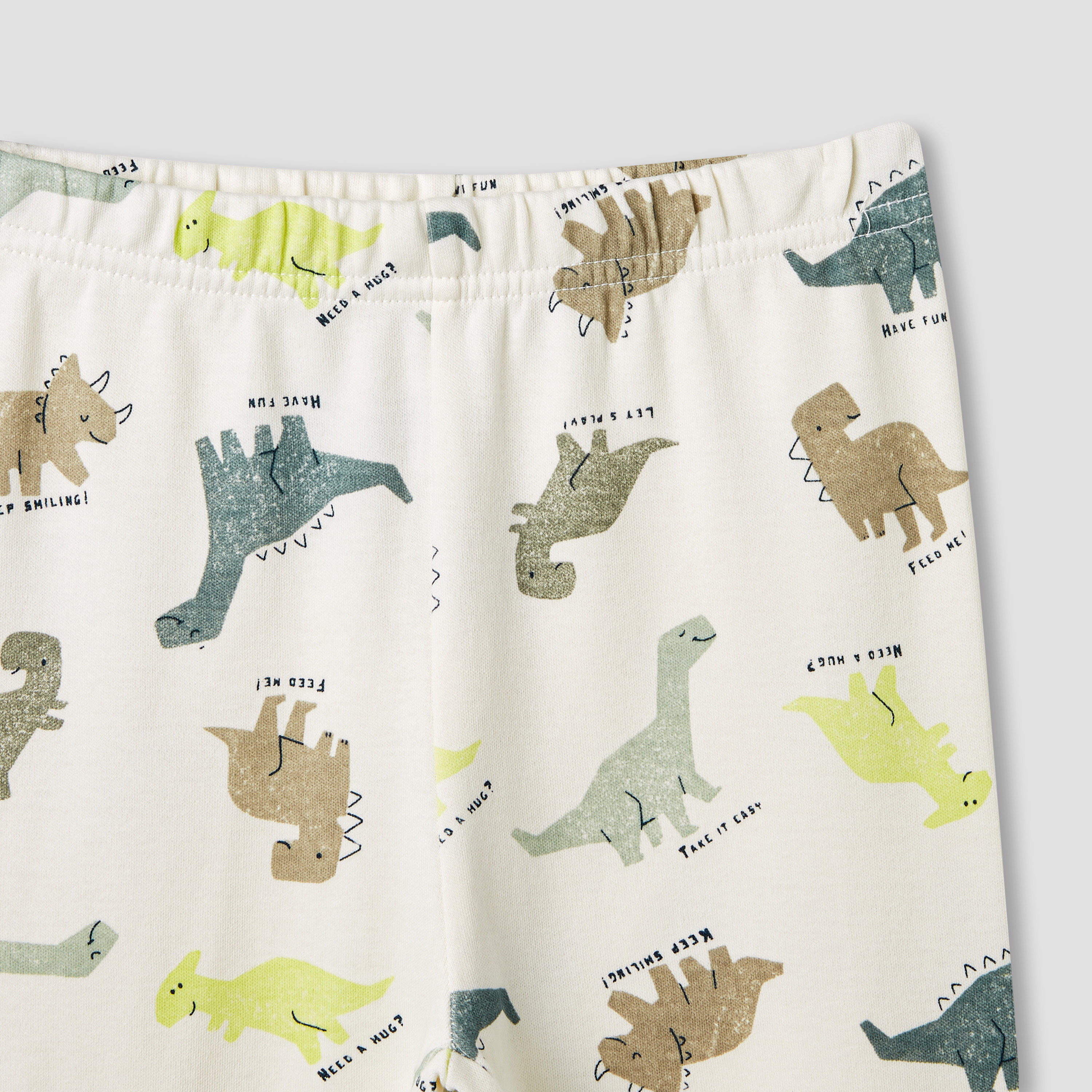 Juniors Dinosaur Print T-shirt and Pyjamas - Set of 3-baby-boys-clothing-nightwear-pyjamasets-image-9