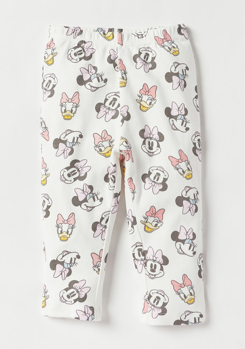 Disney All-Over Minnie and Daisy Print Long Sleeves Shirt and Pyjama Set-Pyjama Sets-image-2