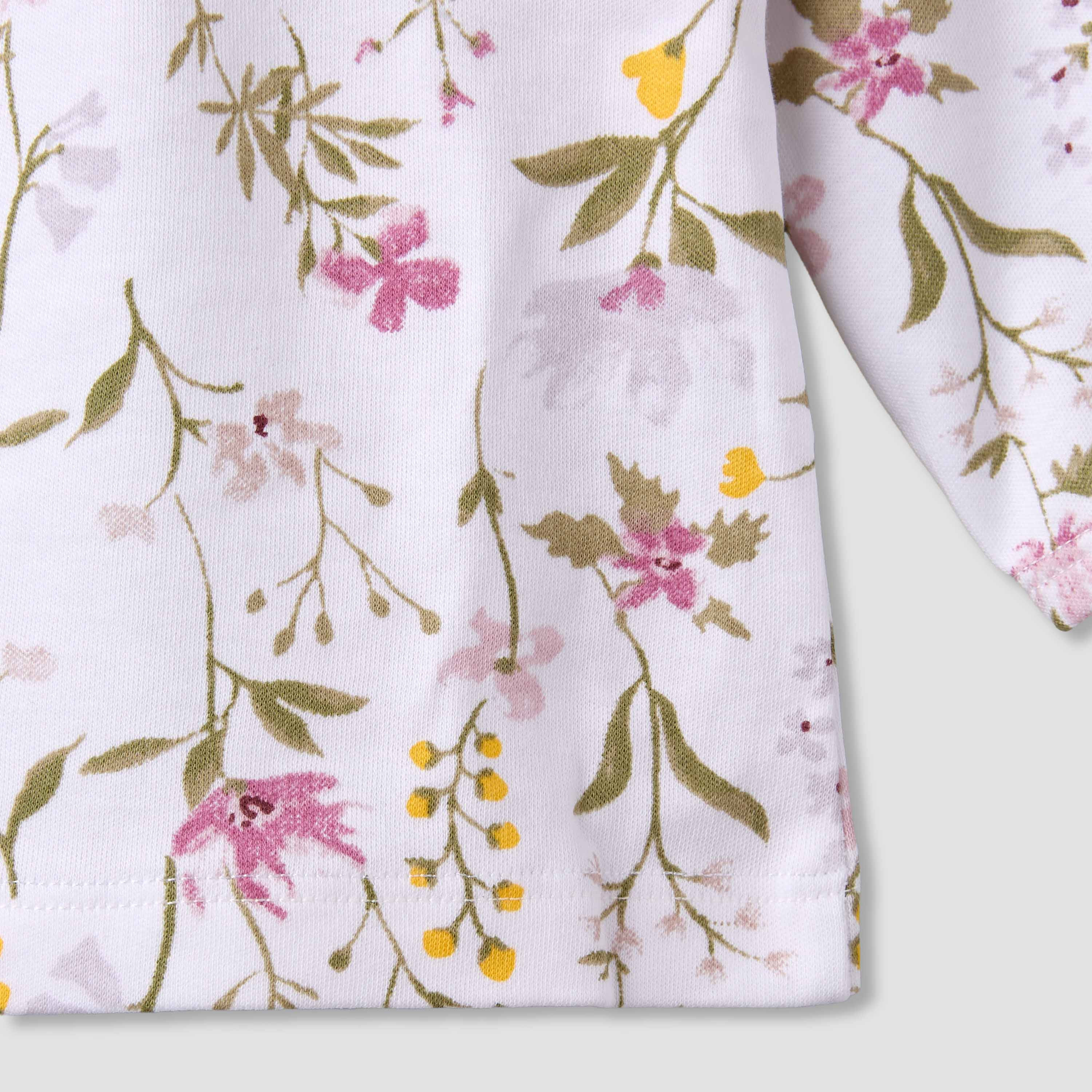Pack of 3 Juniors Cotton Round Neck Long Sleeves Pyjama Set with Floral Print-baby-girls-clothing-nightwear-pyjamasets-image-11