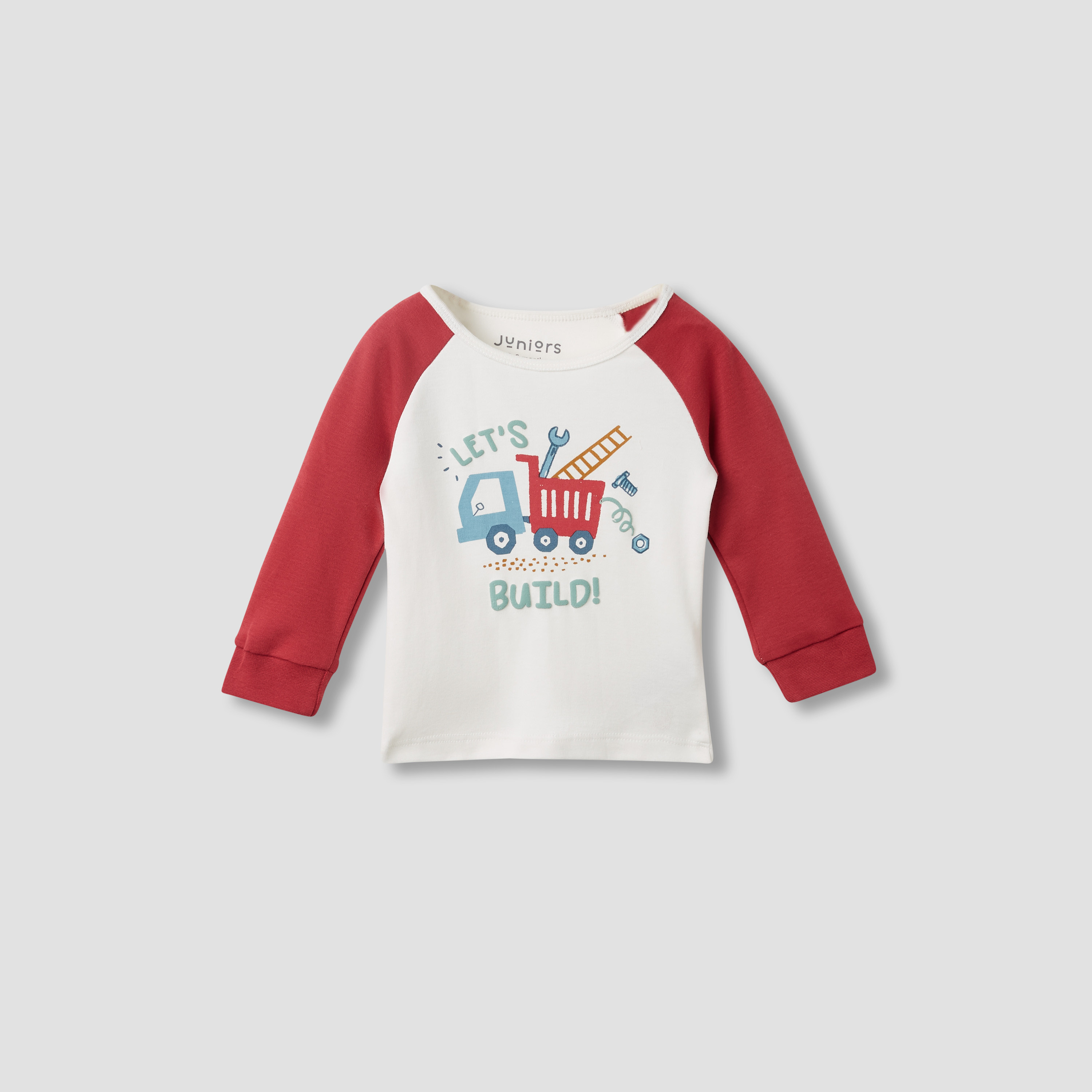 Juniors Construction Vehicle Print T-shirt and Pyjamas - Set of 3-baby-boys-clothing-nightwear-pyjamasets-image-6