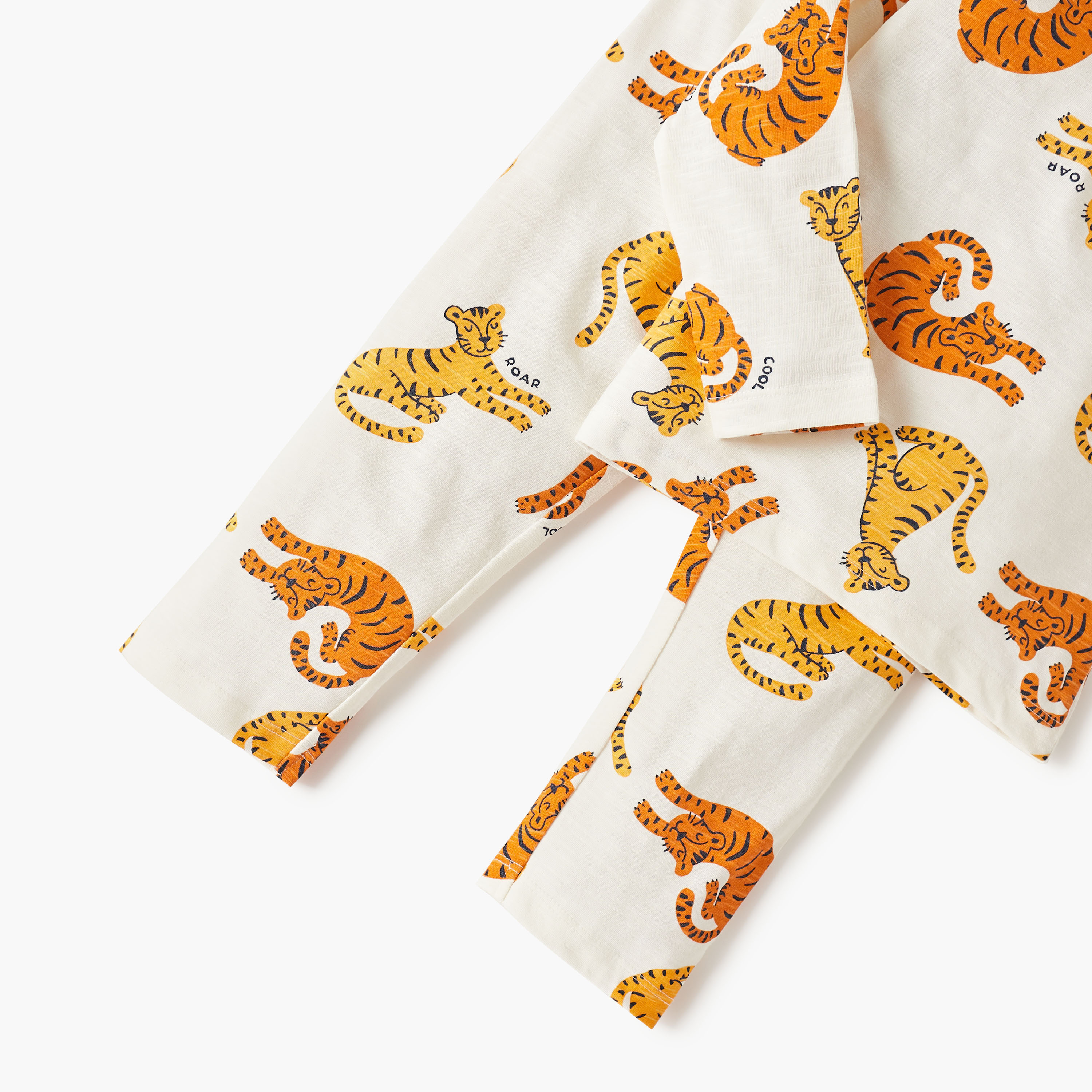 Juniors Pyjama Set with Bear Print - Cotton - Long Sleeves - Round Neck-baby-boys-clothing-nightwear-pyjamasets-image-5