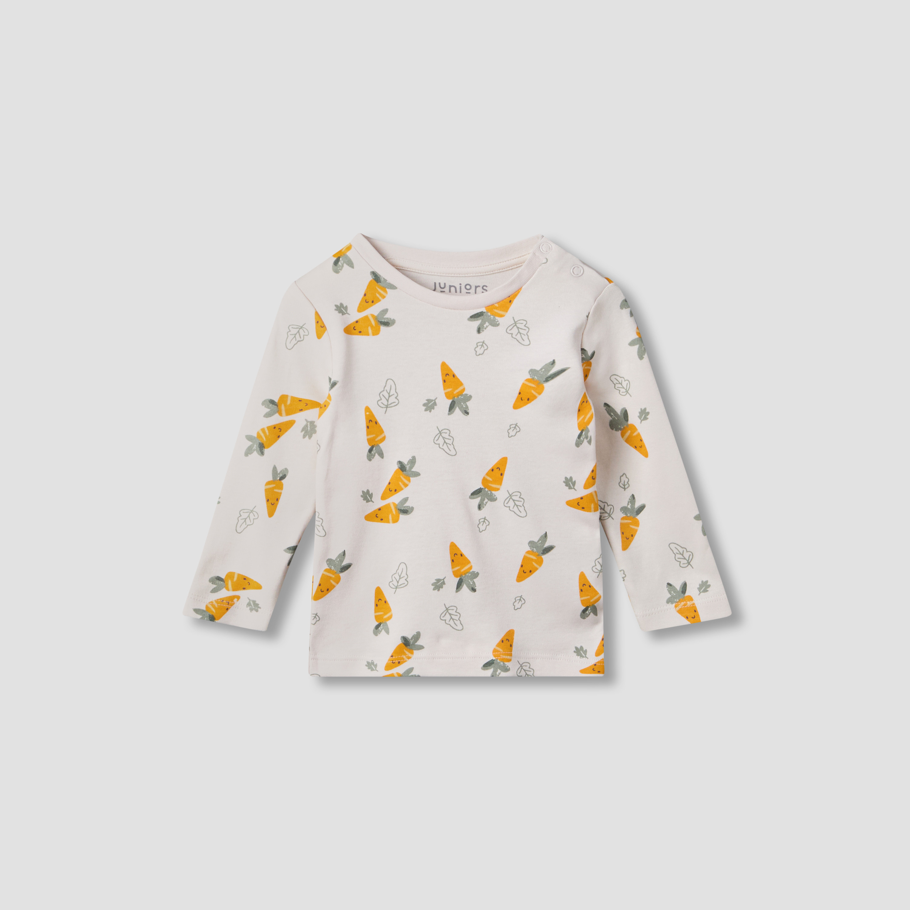 Juniors Cotton Round Neck Long Sleeves Pyjama Set with Carrot Print-baby-boys-clothing-nightwear-pyjamasets-image-3