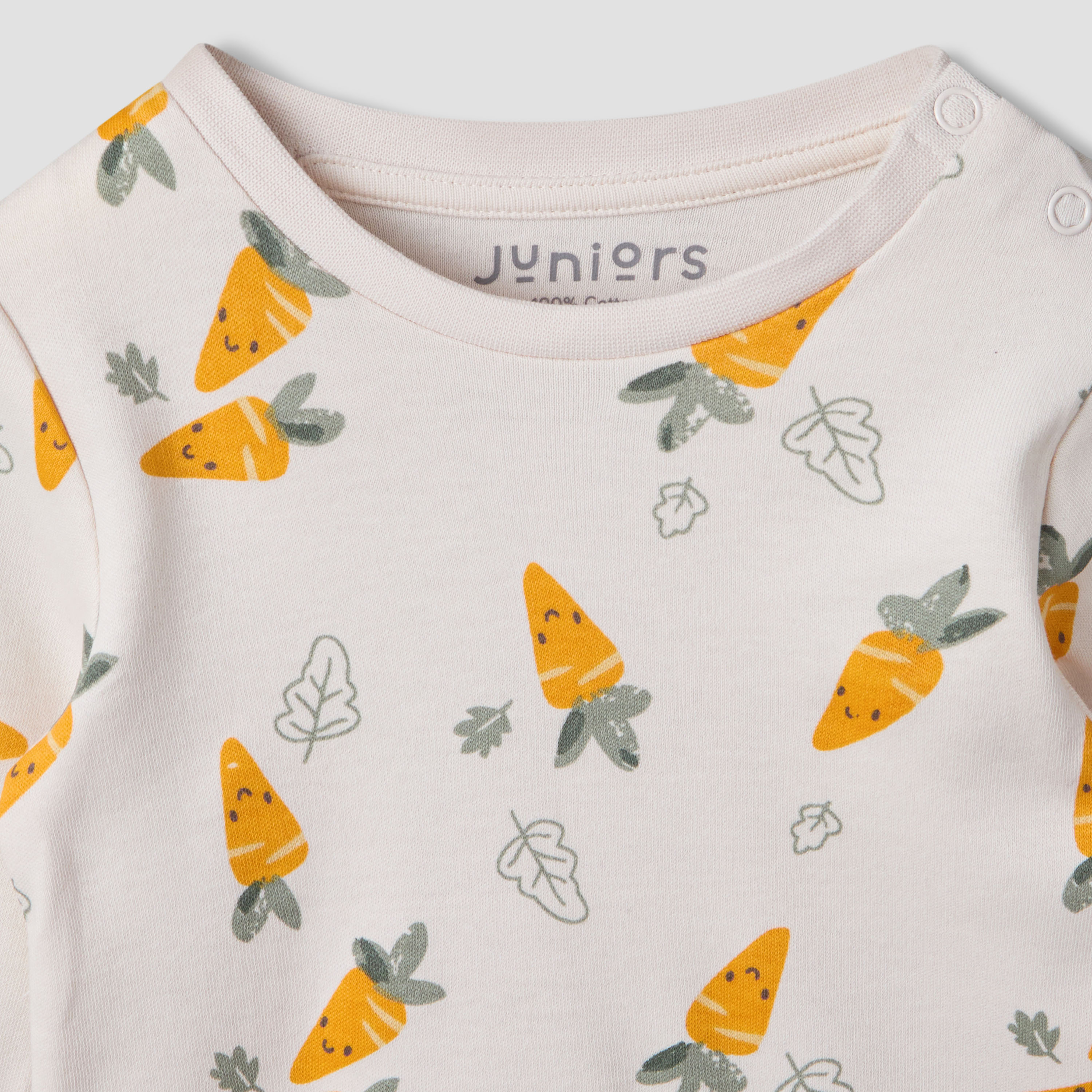 Juniors Cotton Round Neck Long Sleeves Pyjama Set with Carrot Print-baby-boys-clothing-nightwear-pyjamasets-image-5