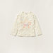 Juniors Polka Print Round Neck T-shirt and Full Length Pyjama Set-Pyjama Sets-thumbnailMobile-1