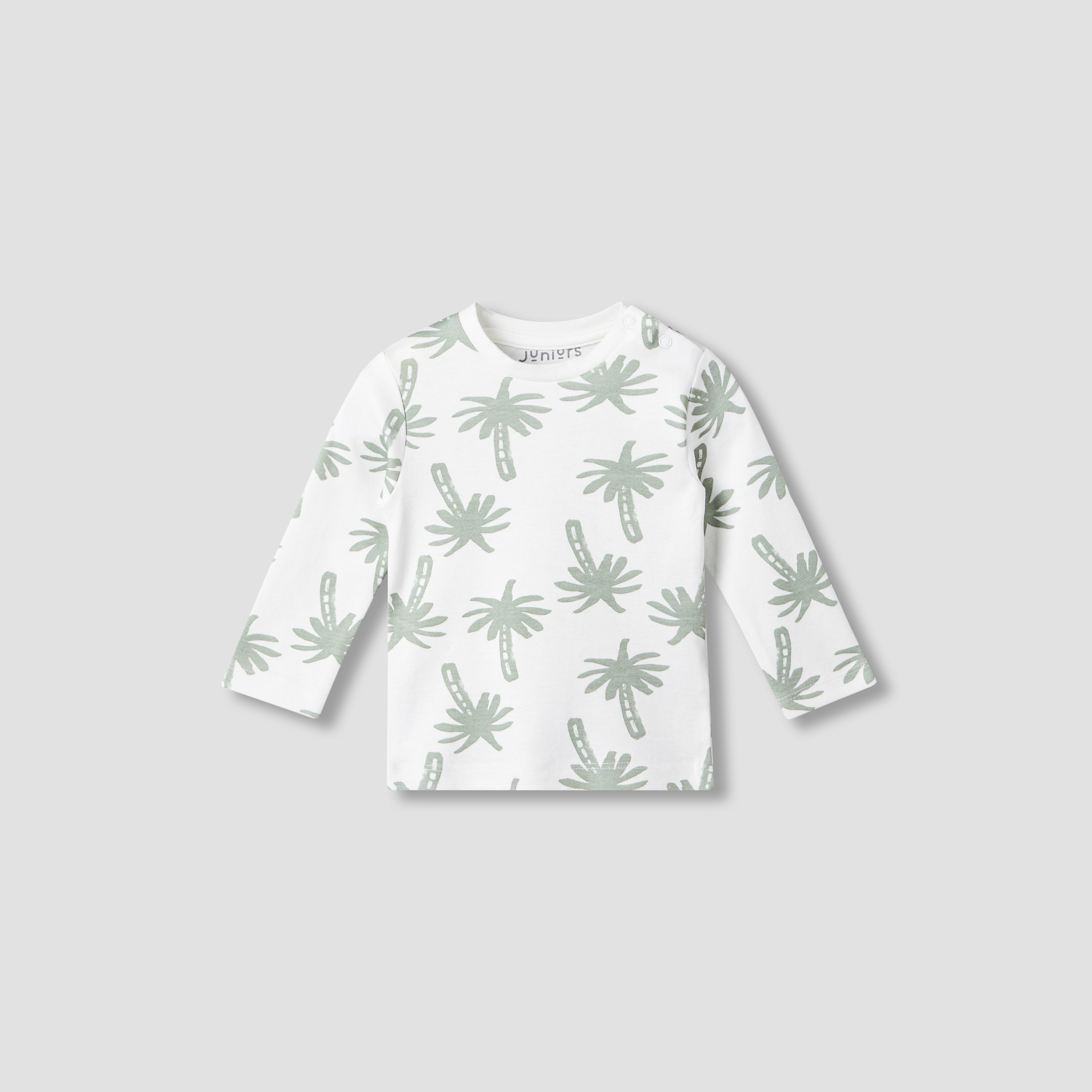 Juniors Cotton Round Neck Long Sleeves Pyjama Set with Palm Tree Print-baby-boys-clothing-nightwear-pyjamasets-image-3