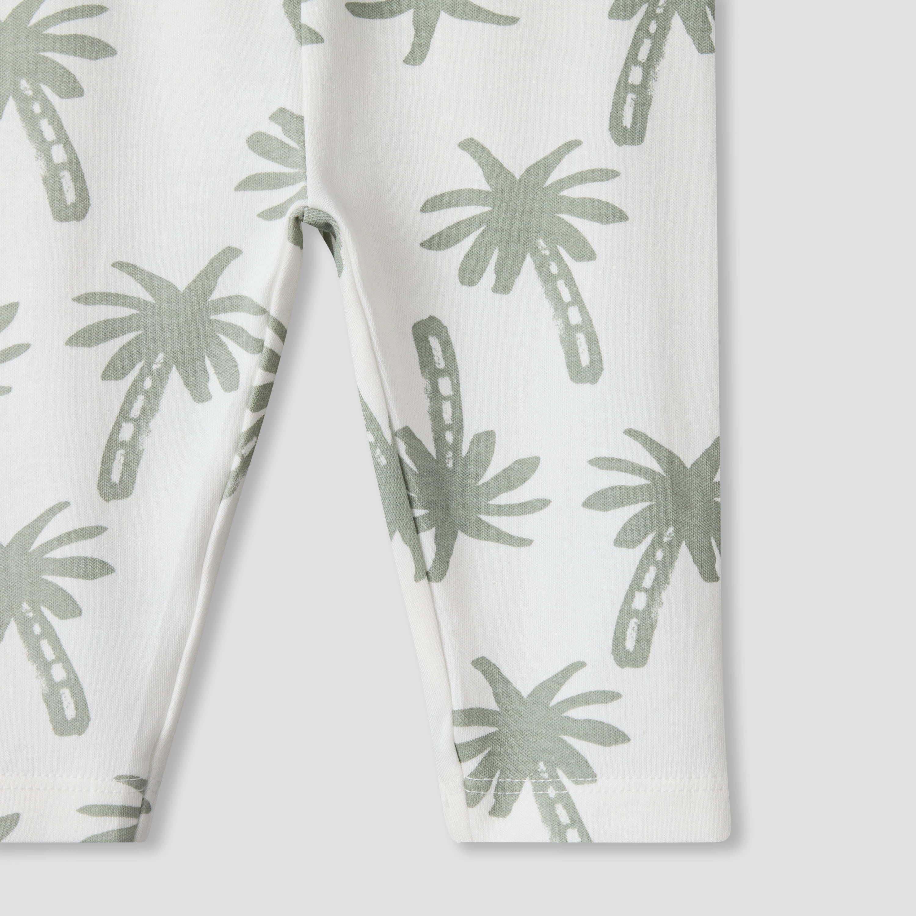 Juniors Cotton Round Neck Long Sleeves Pyjama Set with Palm Tree Print-baby-boys-clothing-nightwear-pyjamasets-image-8