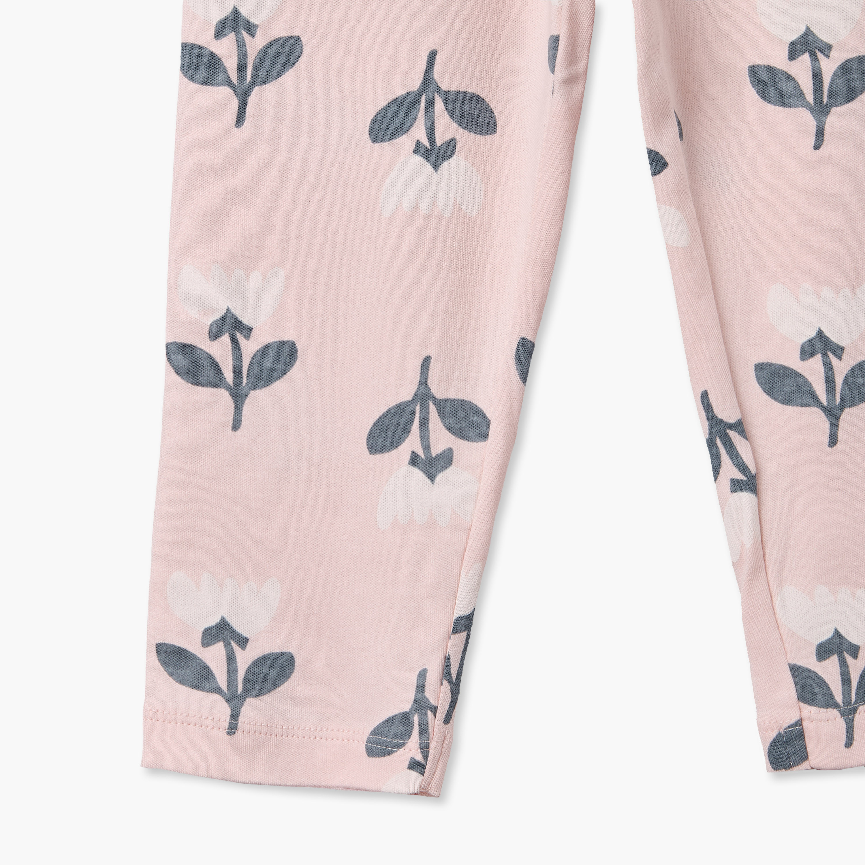 Juniors Floral Print Long Sleeves T-shirt and Pyjama Set-baby-girls-clothing-nightwear-pyjamasets-image-9