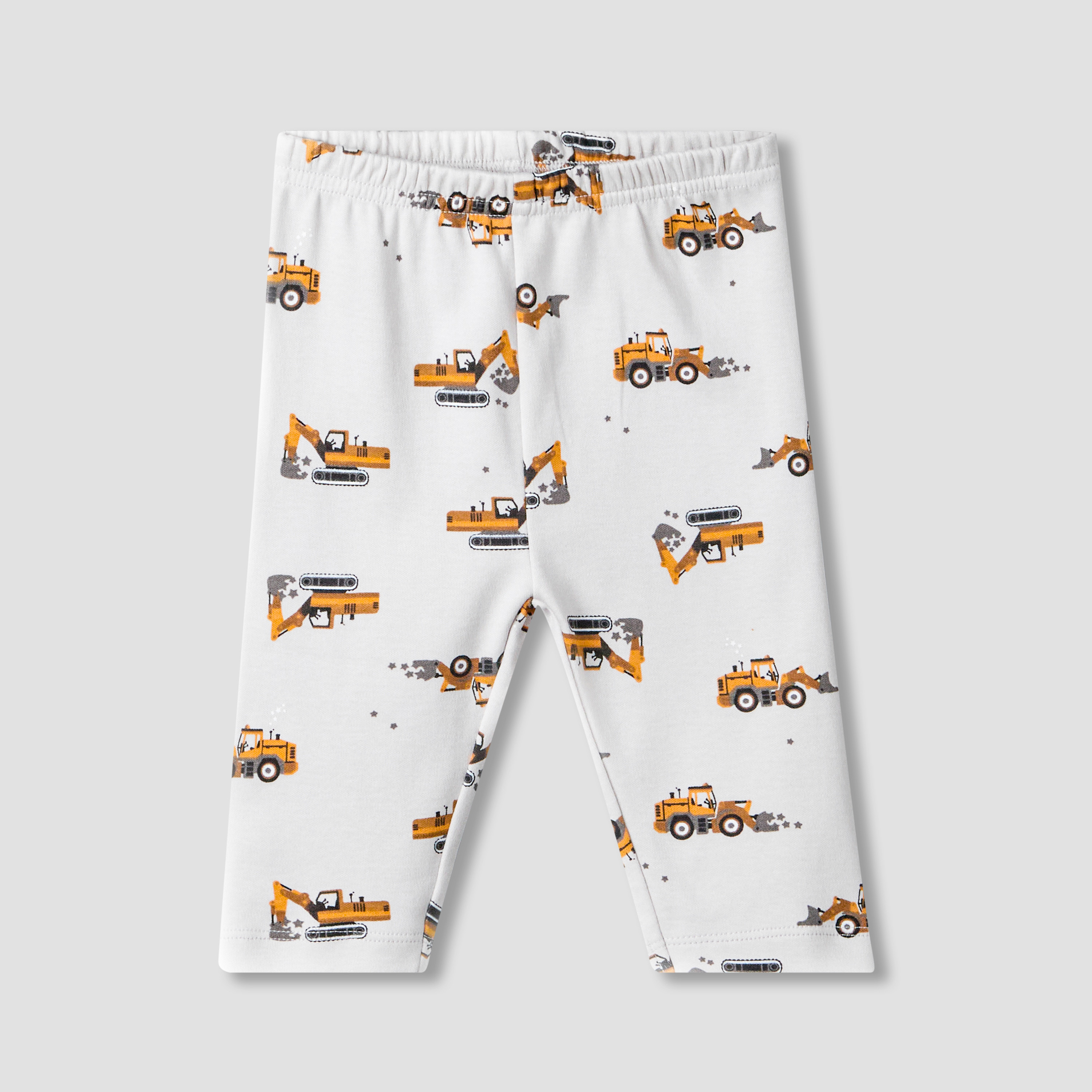 Juniors Cotton Crew Neck Short Sleeves Pyjama Set with Construction Print-baby-boys-clothing-nightwear-pyjamasets-image-4