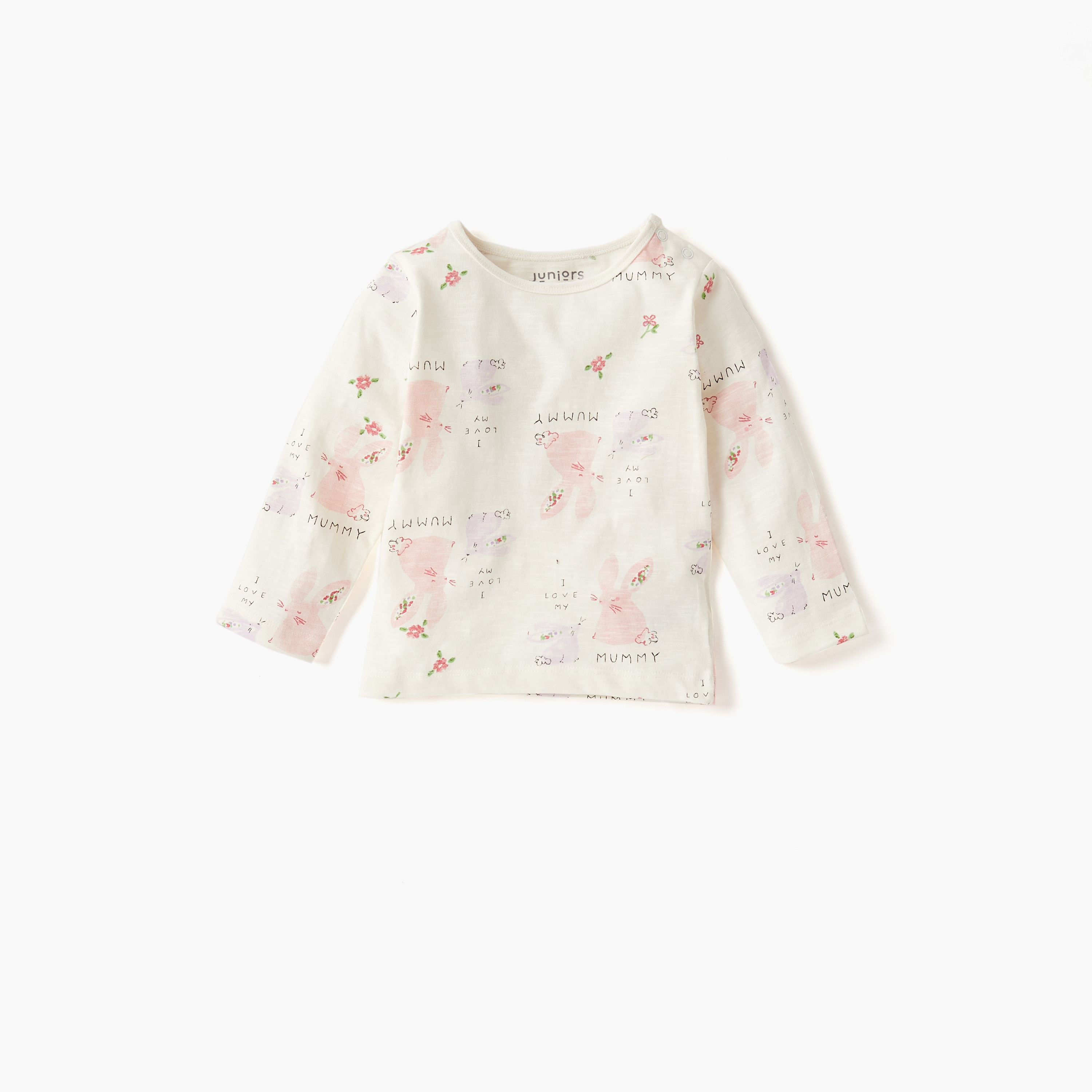 Juniors Pyjama Set with Bear Print - Cotton - Long Sleeves - Round Neck-baby-boys-clothing-nightwear-pyjamasets-image-5