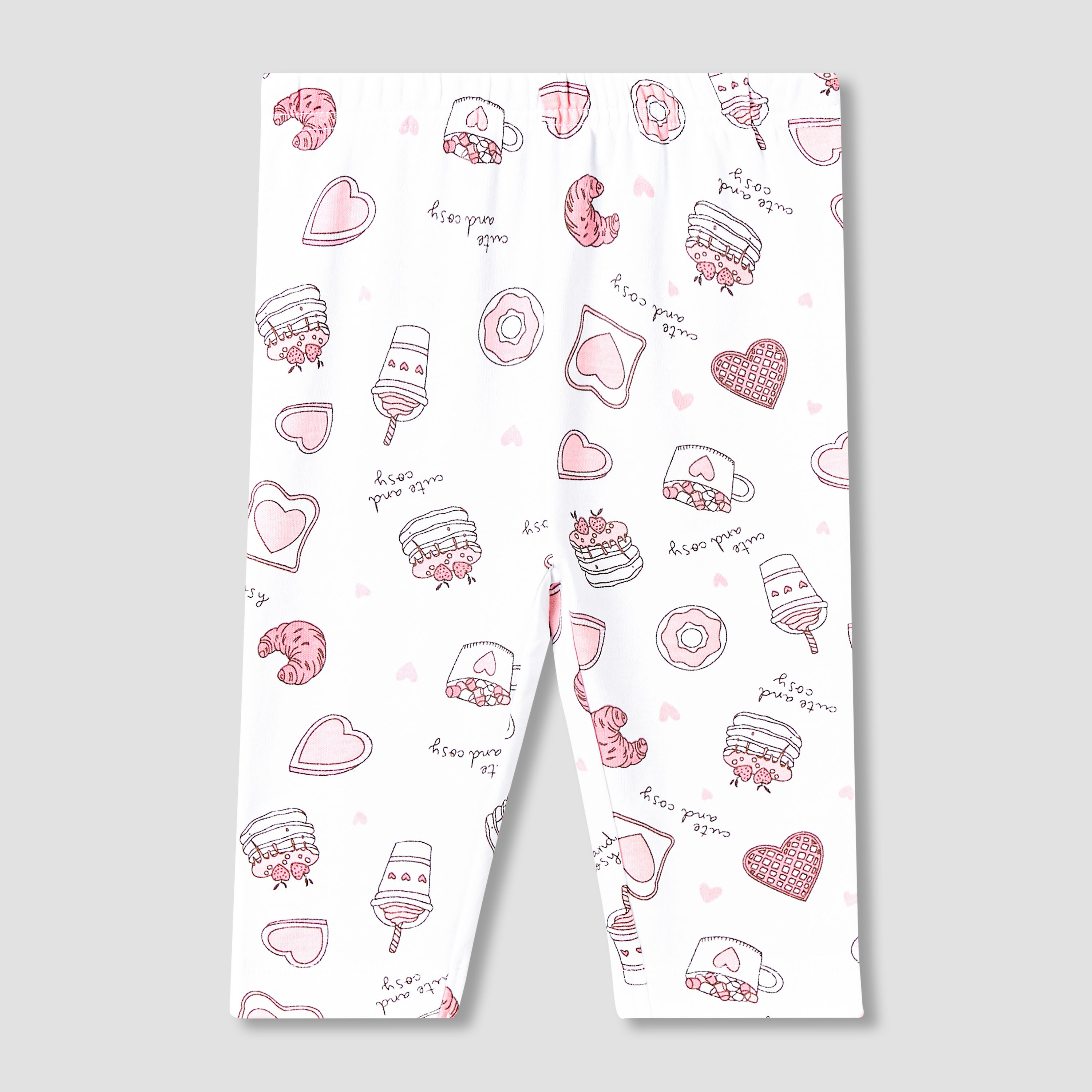 Juniors Cotton Round Neck Long Sleeves Pyjama Set with Food Print-baby-girls-clothing-nightwear-pyjamasets-image-4