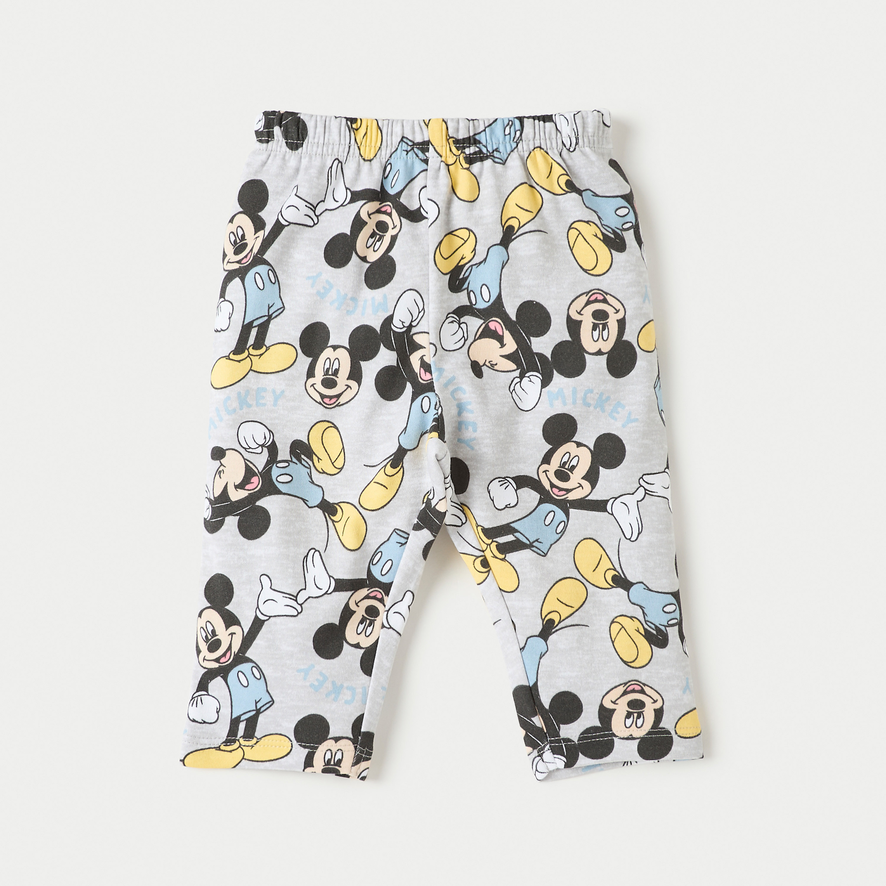 طقم بنطلون بيجاما وقميص بأكمام طويلة وطبعات ميكي ماوس من ديزني-baby-boys-clothing-nightwear-pyjamasets-image-3