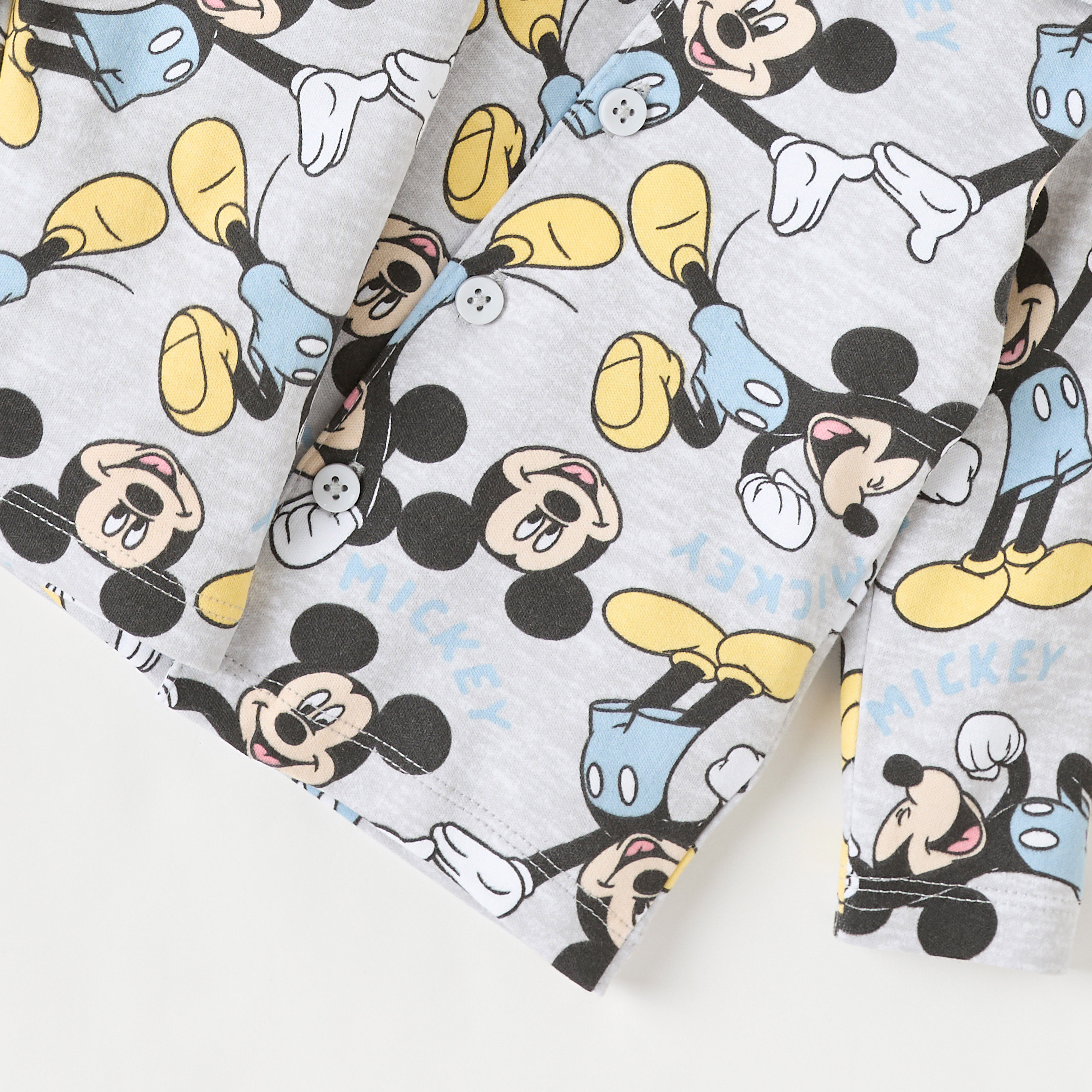 طقم بنطلون بيجاما وقميص بأكمام طويلة وطبعات ميكي ماوس من ديزني-baby-boys-clothing-nightwear-pyjamasets-image-5